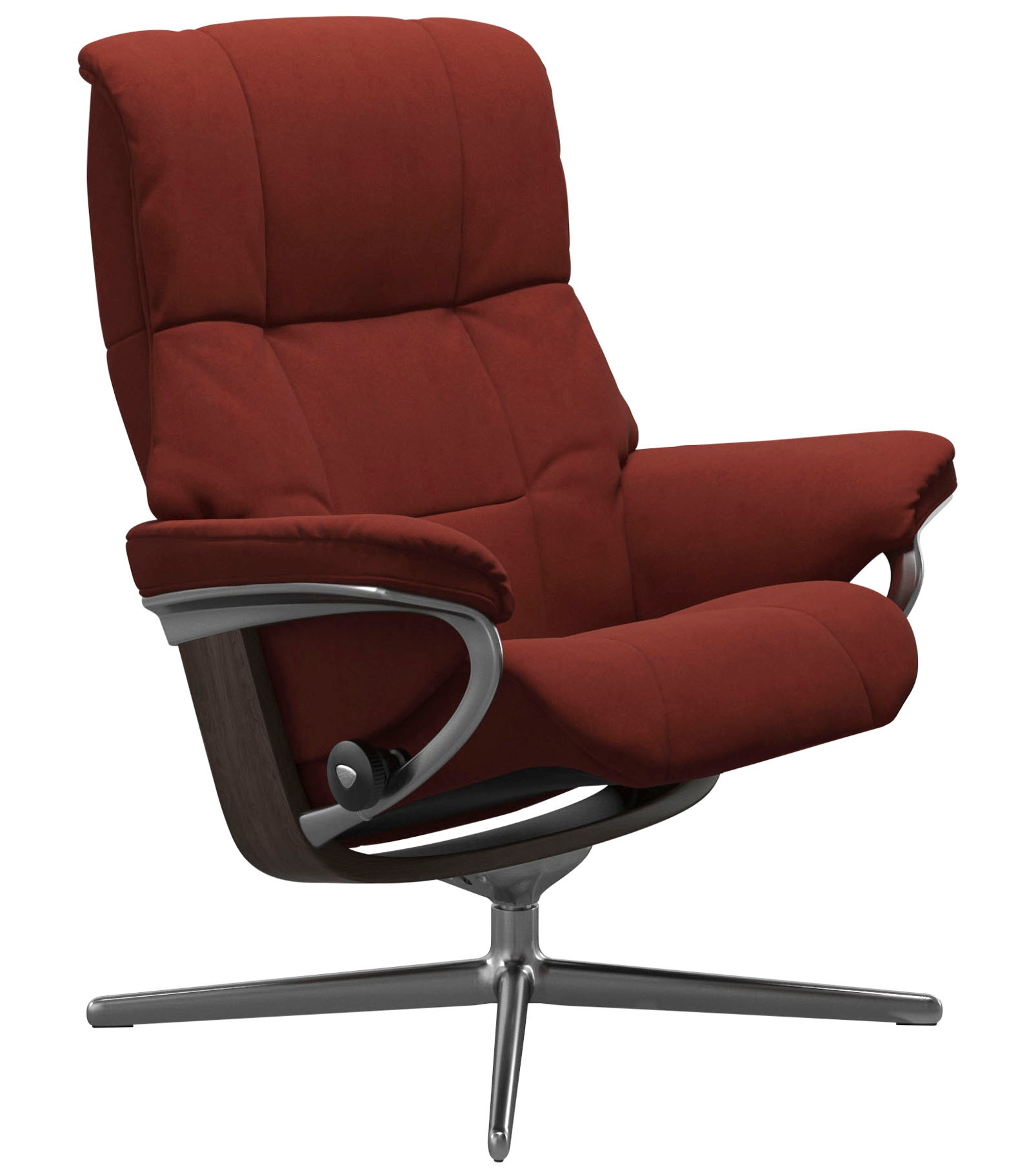 Relaxsessel STRESSLESS "Mayfair", rot (rot dinamica), B:92cm H:103cm T:79cm, Microfaser DINAMICA (88% Polyester, 12% Polyurethan), Sessel, Relaxsessel, mit Cross Base, Größe S, M & L, Holzakzent Wenge 2