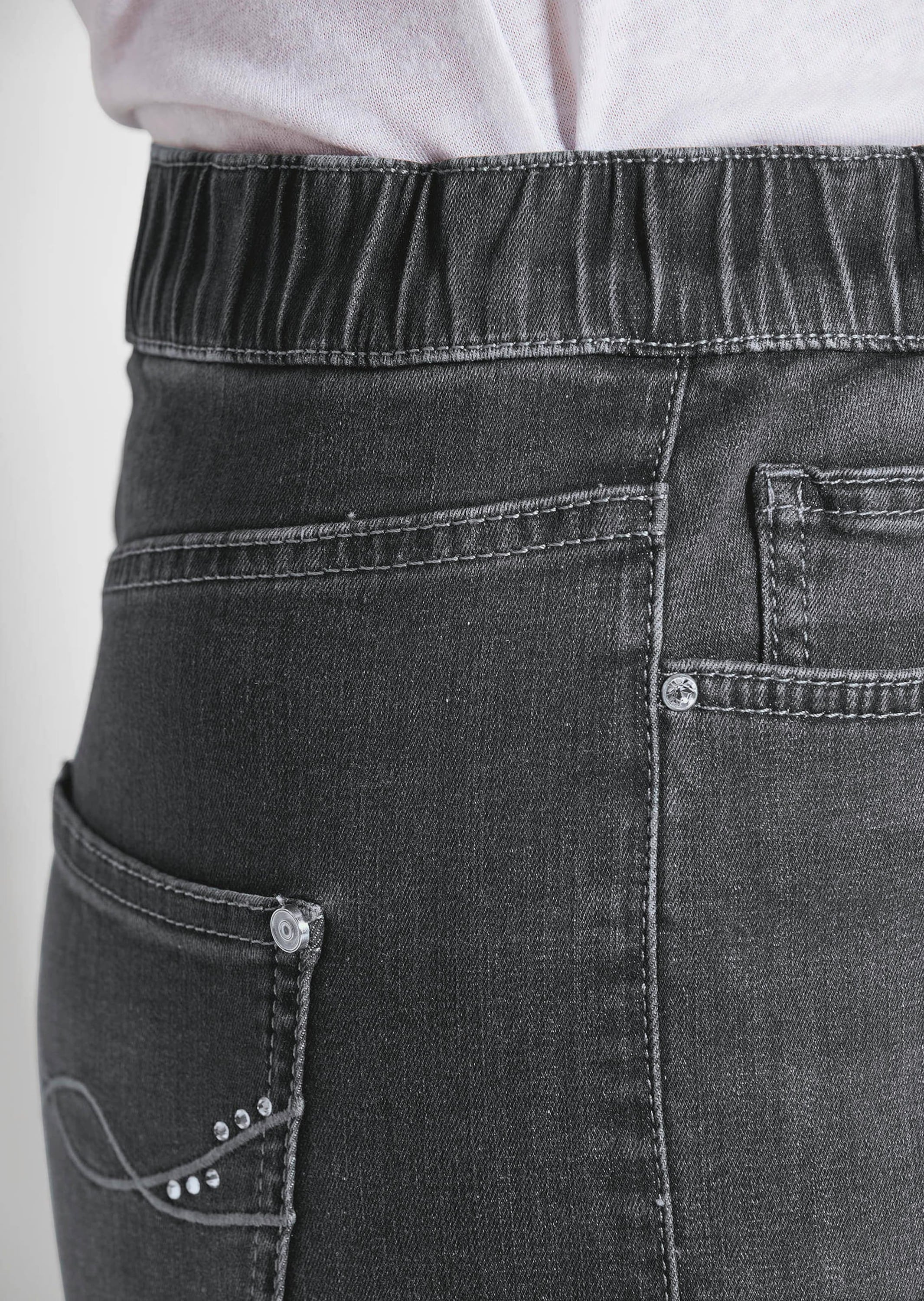 GOLDNER Stretch-Jeans »Kurzgröße Bequeme Jeanshose VERA«