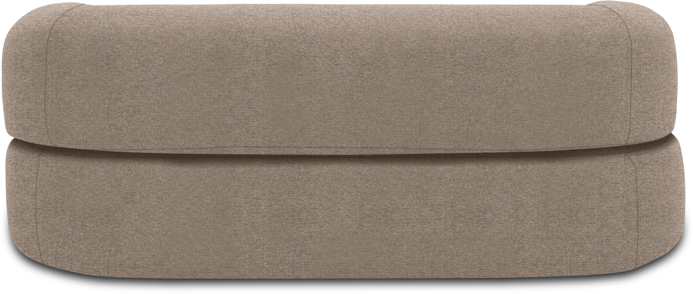 INOSIGN Schlafsofa »Denair oval Federkern«, 2-Sitzer durch Klappen verwandeln in eine Liegefläche