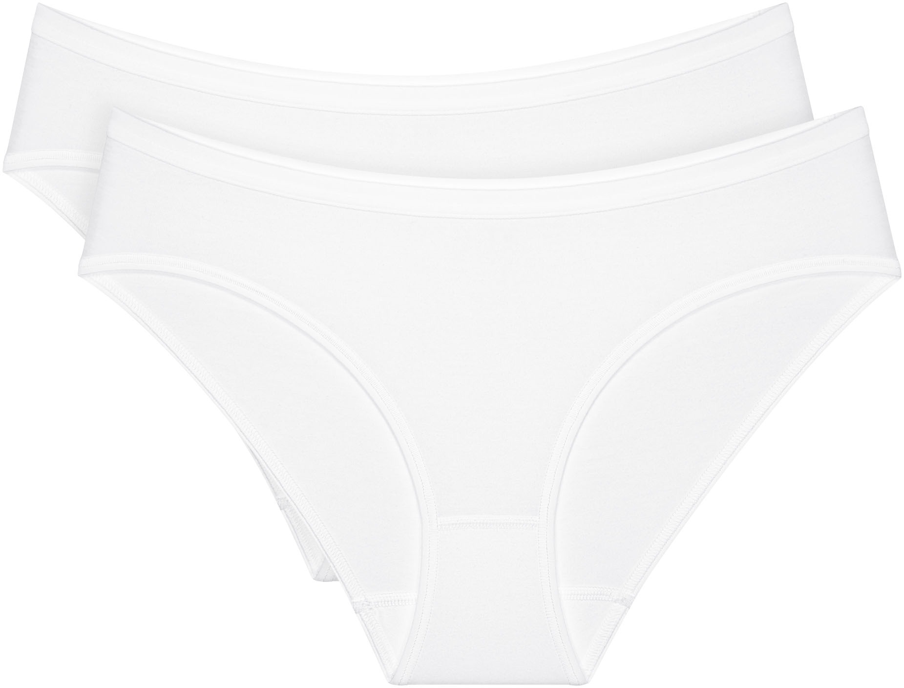 Triumph Tai-Slip »Sense Of Cotton«, (2er Pack), weich, ohne Seitennaht, elastisch