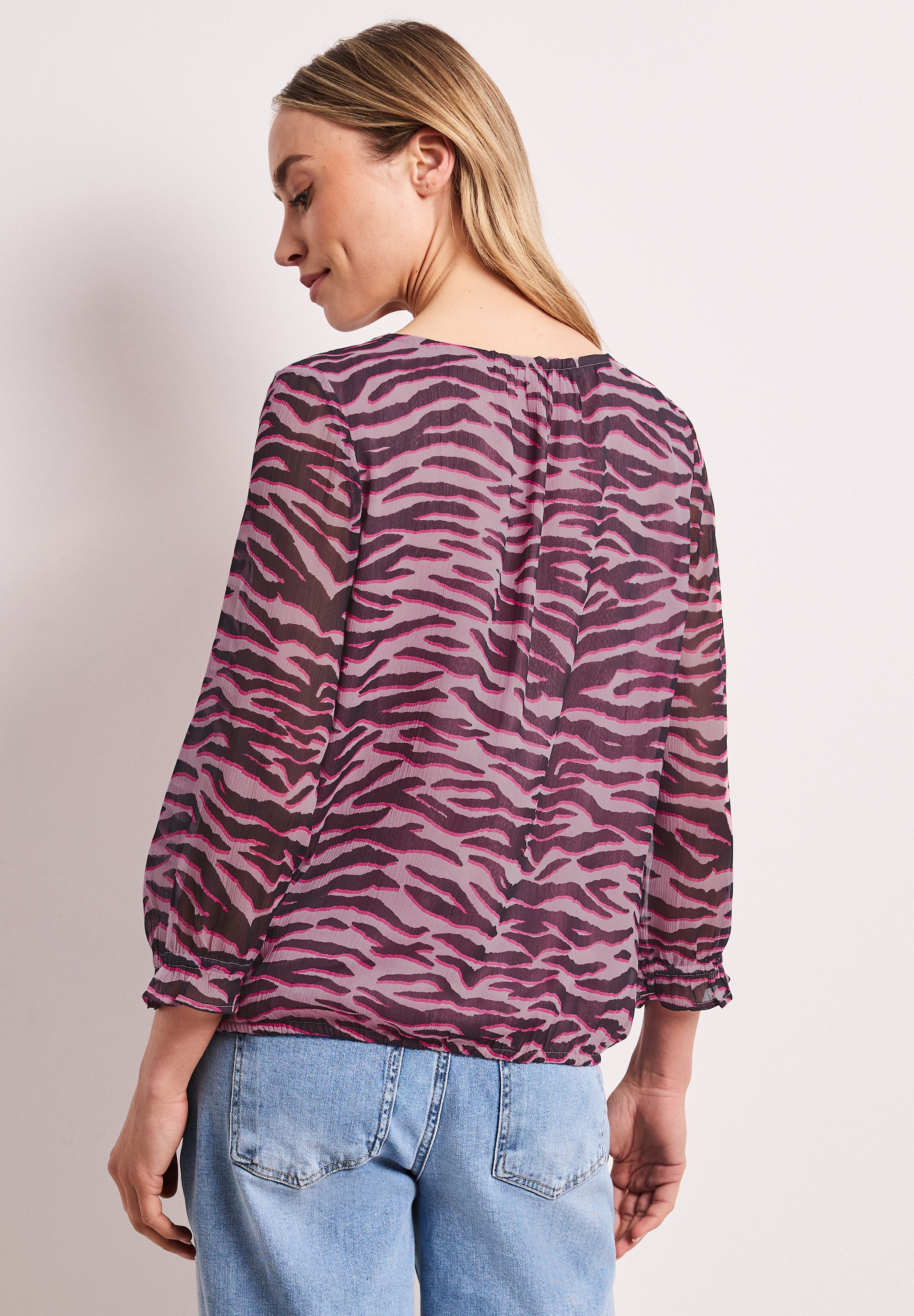 STREET ONE Langarmbluse mit 3/4 Ärmeln günstig online kaufen