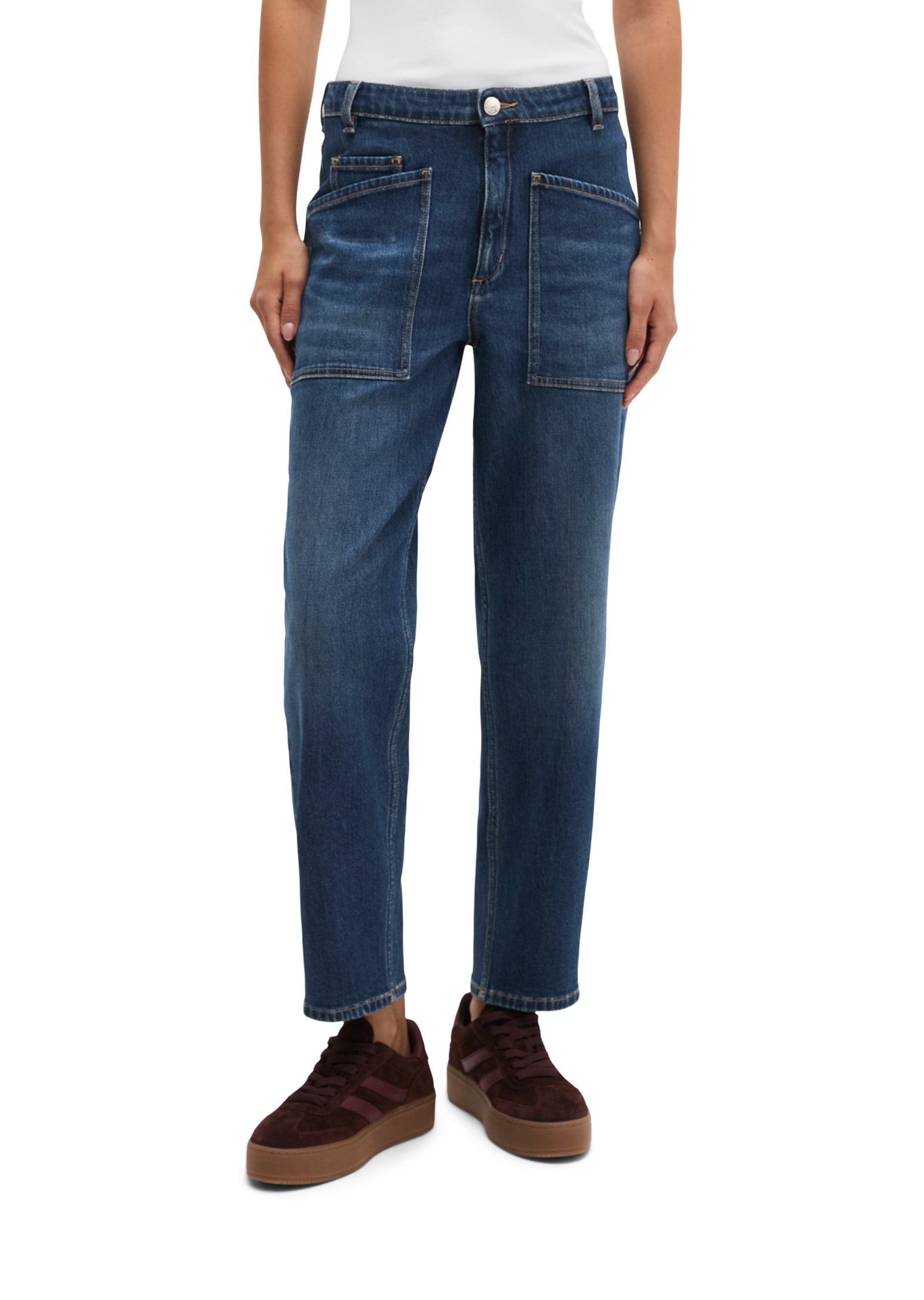 Marc OPolo Boyfriend-Jeans "aus Bio-Baumwolle-Lyocell-Stretch"