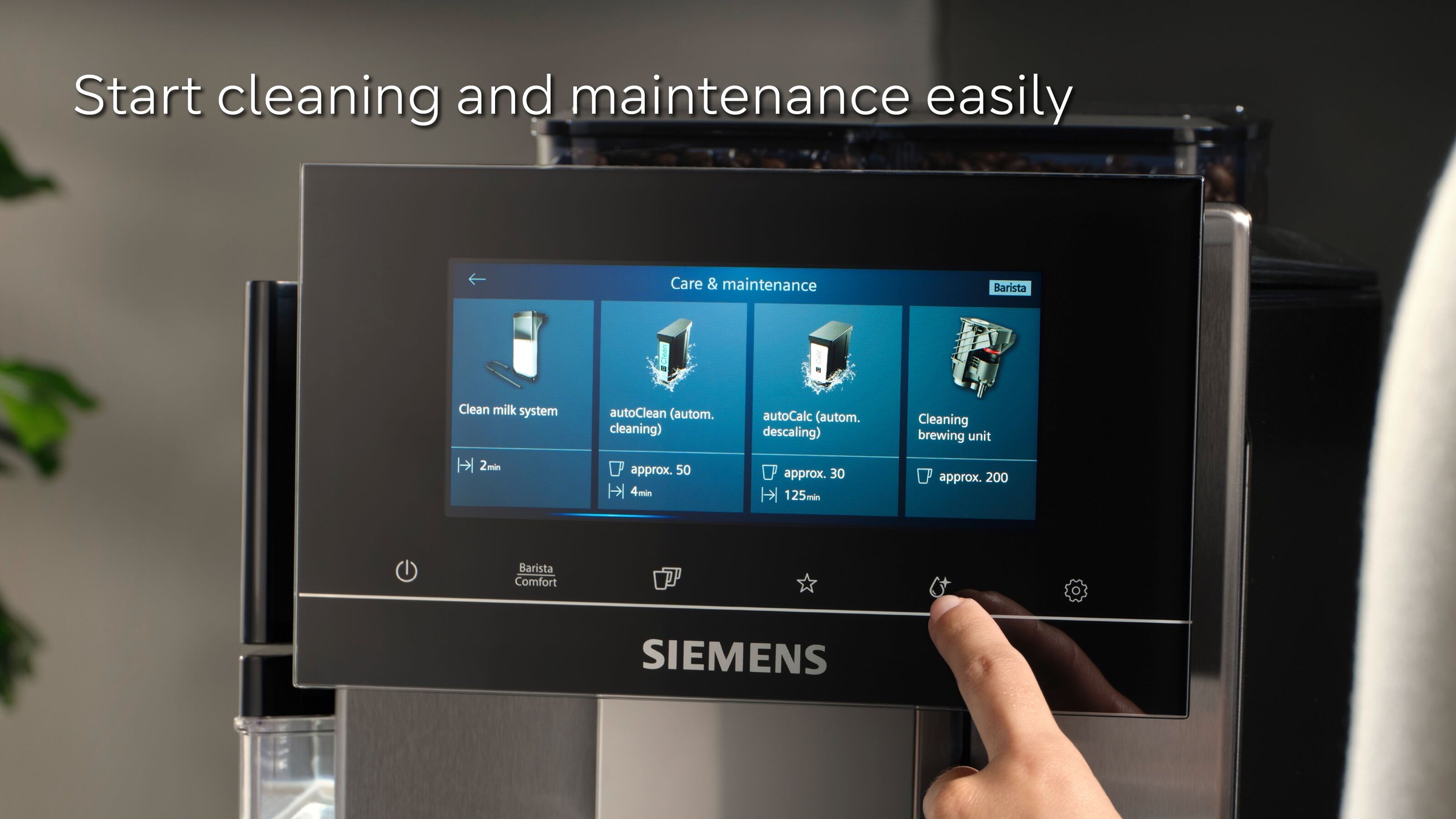 SIEMENS Entkalker »TZ800Z1, Reinigungskartusche«, (1 St.), Kaffeeöl-Rückstände entfernen, optimiert für autom.Reinigung EQ900plus