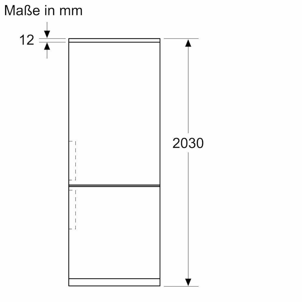 BOSCH Kühl-/Gefrierkombination »KGN39VCT«, KGN39VLCT, 203 cm hoch, 60 cm breit