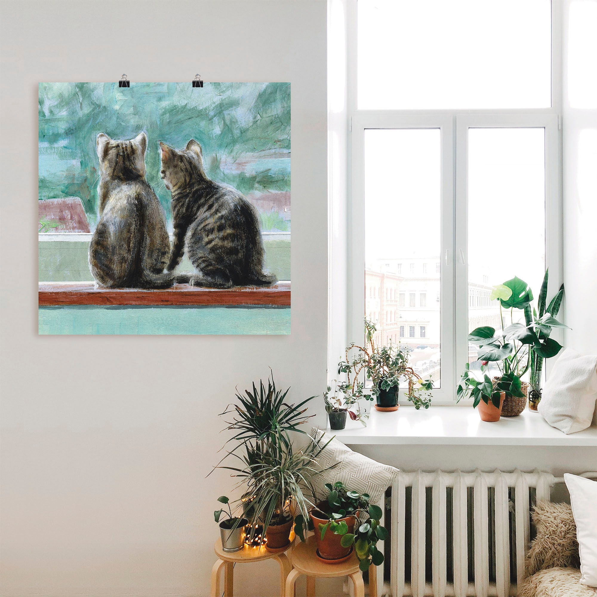 Artland Poster »Schöne Aussicht« Haustiere 1 Stk. tlg. ohne Rahmen