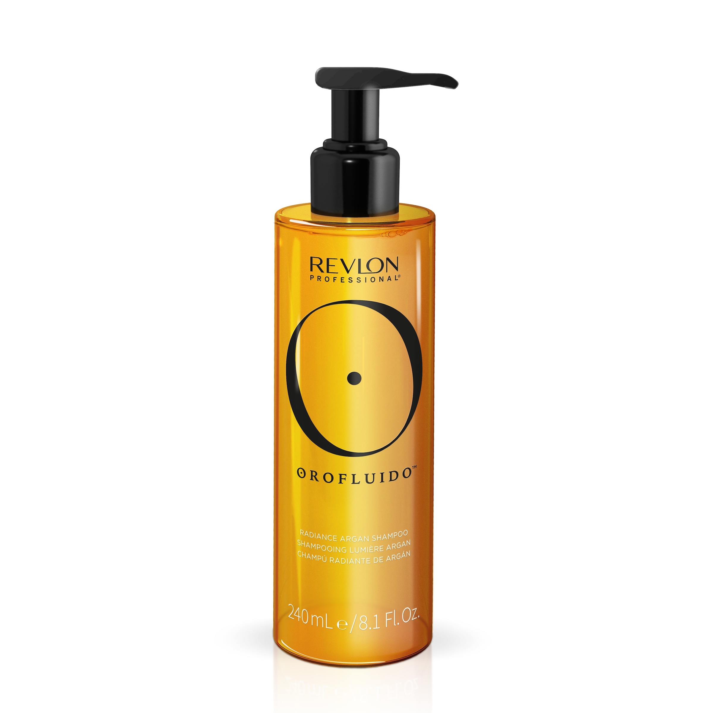 Haarshampoo "OROFLUIDO RADIANCE ARGAN SHAMPOO", 240ml, orange, REVLON PROFESSIONAL, Haarpflegemittel, Vegan