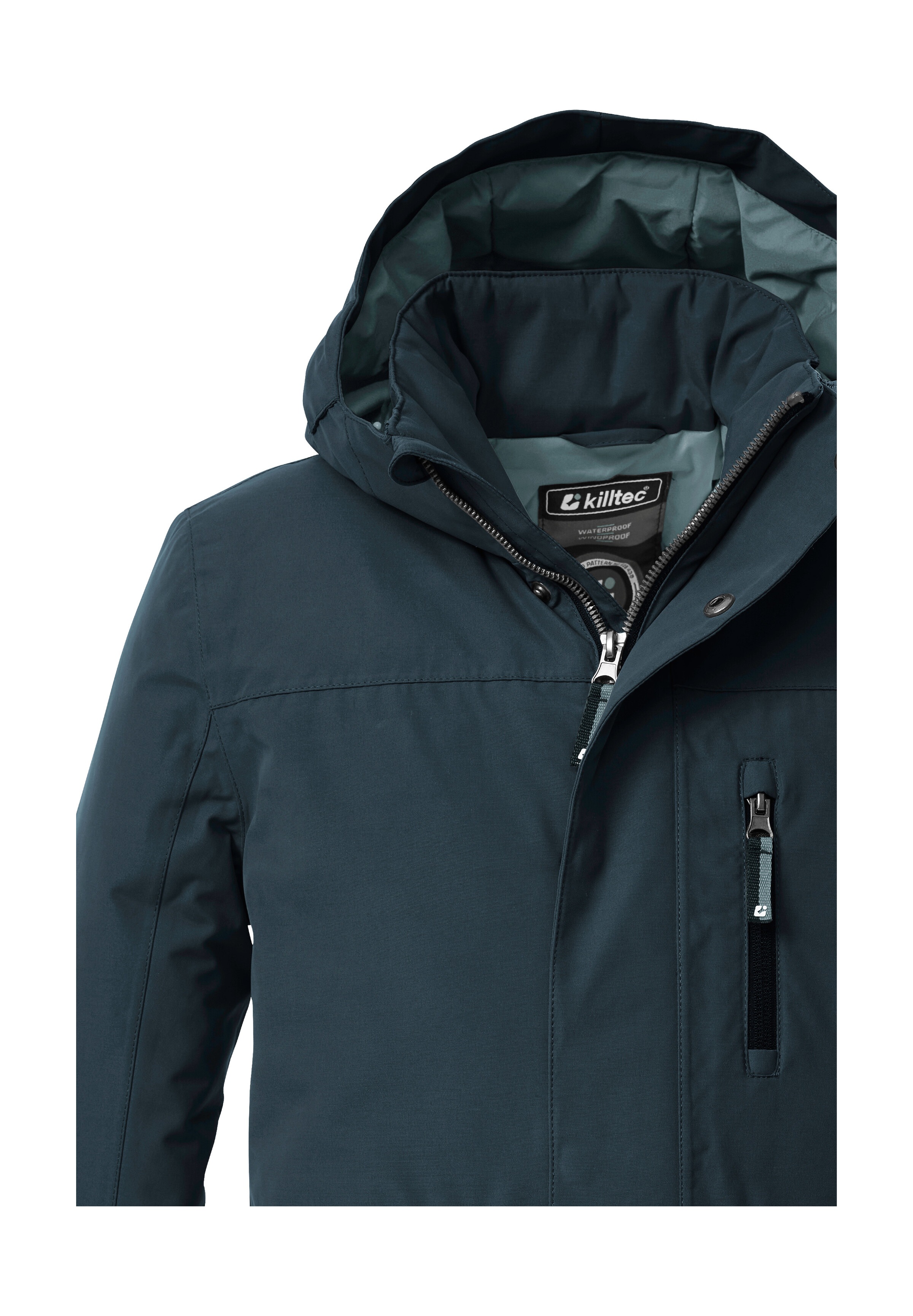 Thumbnail - Killtec Funktionsjacke "KOW 233 BYS JCKT" Wind- und wasserdichte Kinderjacke, regulierbare Kapuze, PFAs-frei