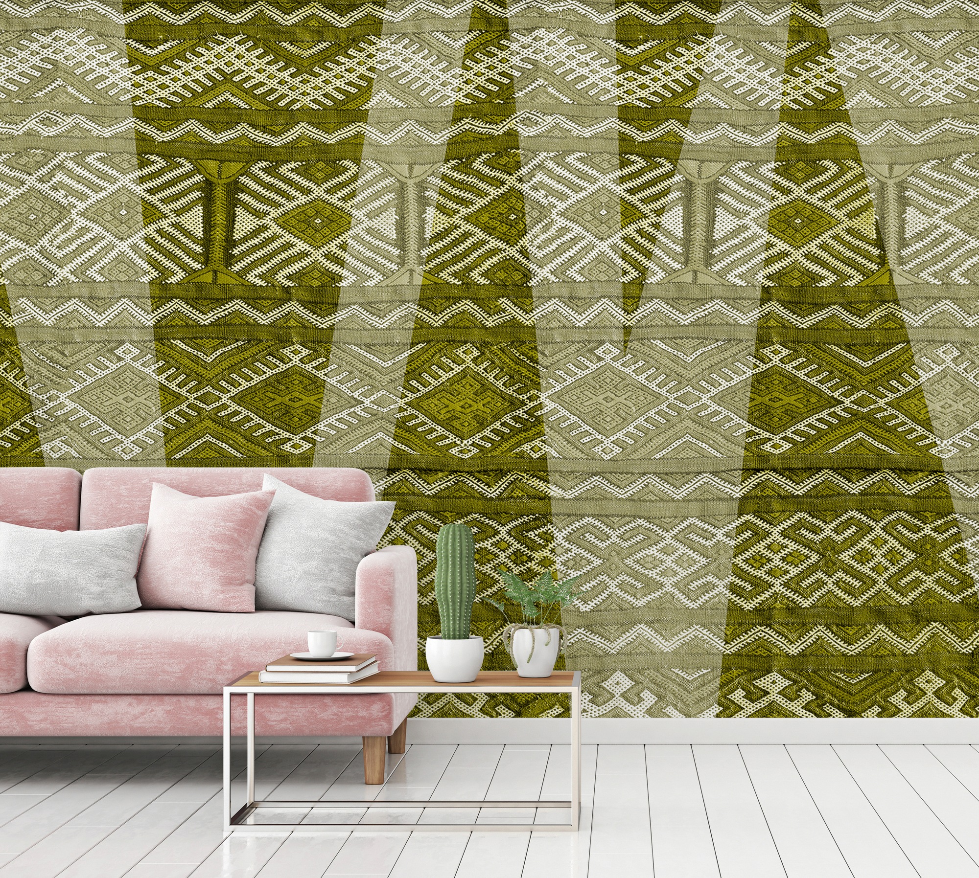 Architects Paper Fototapete »Atelier 47 Carpet Pattern 3«, gestreift, Vlies, Wand, Schräge, Decke