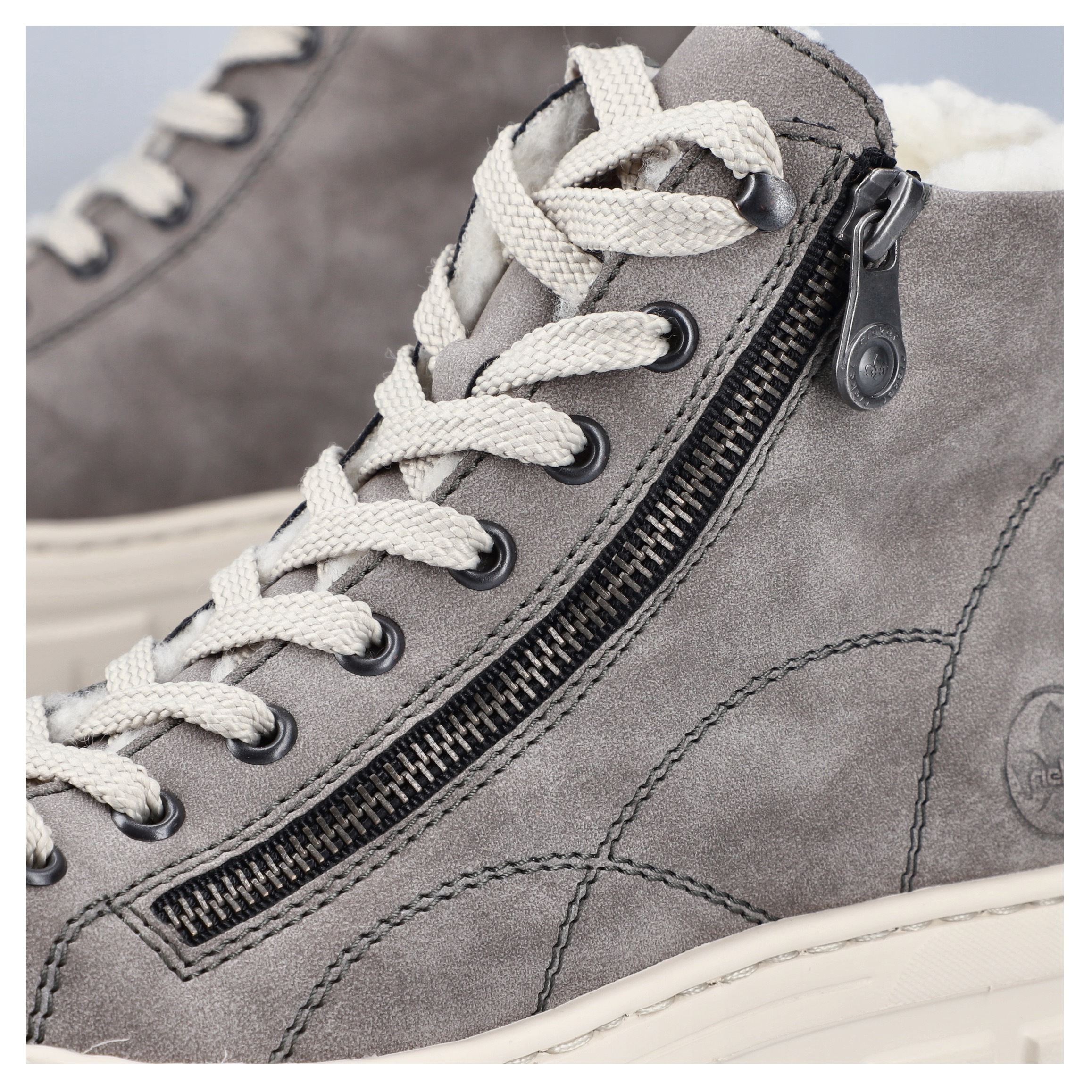 Thumbnail - Rieker Winterboots Plateauboots, Schnürboots mit Reißverschluss an der Außenseite