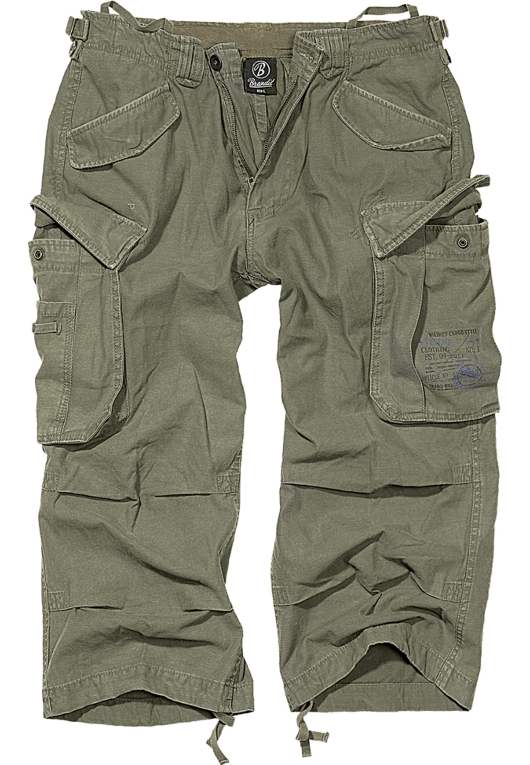 Brandit Stoffhose "Brandit Herren Industry Vintage Cargo 3/4 Shorts" günstig online kaufen