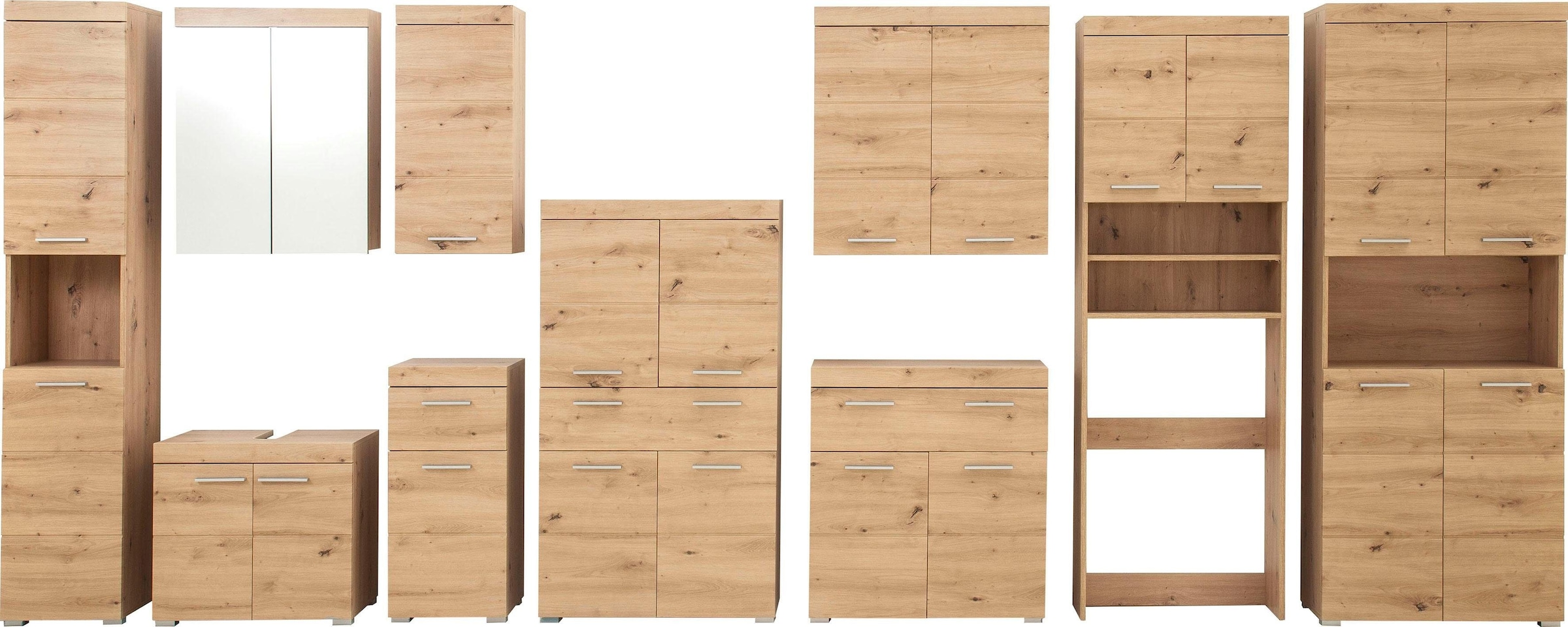 INOSIGN Hochschrank »Avena«, Höhe 190 cm, Badezimmerschrank mit 2 Türen und 1  offenen Fach | BAUR