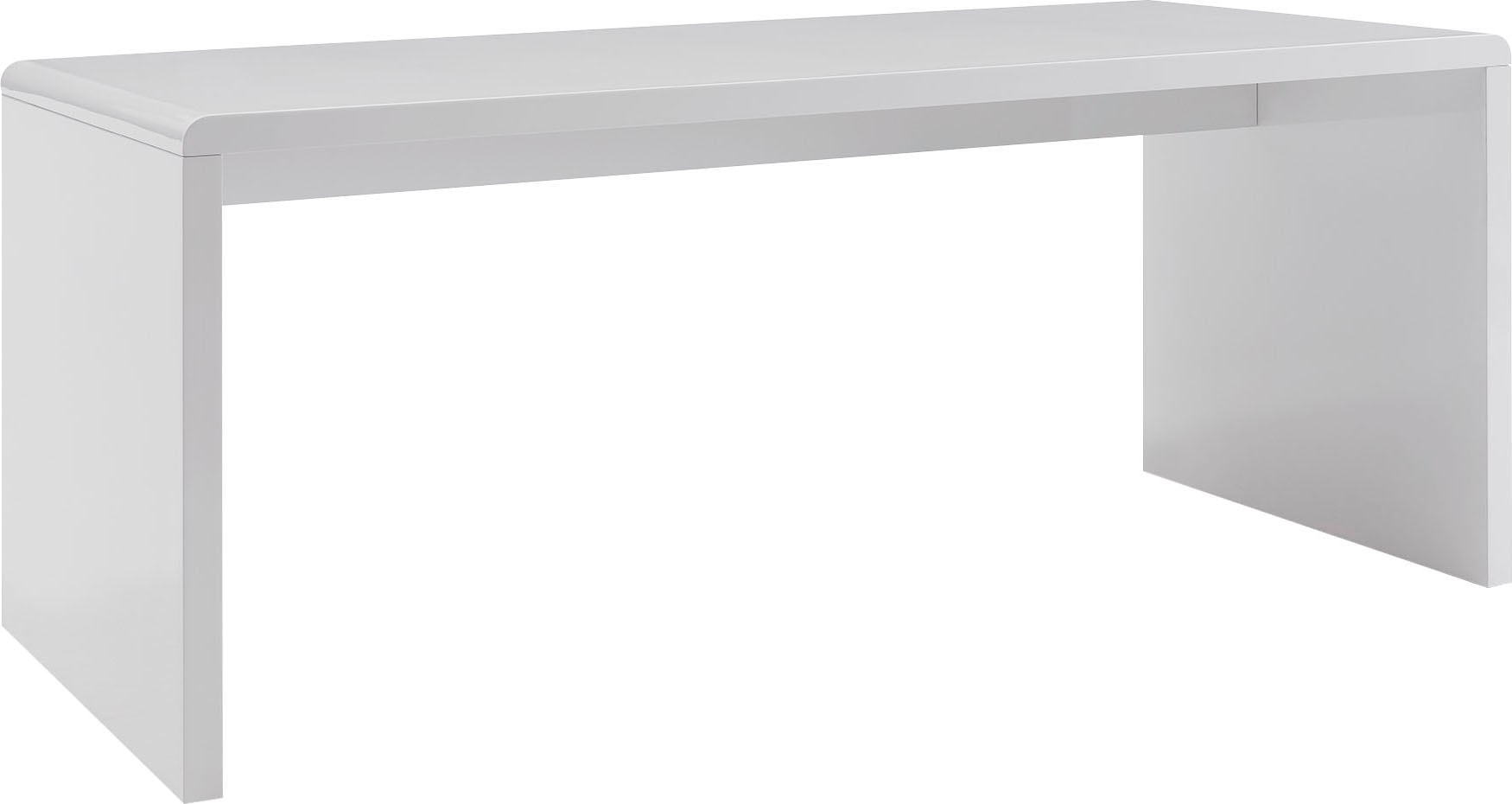 SalesFever Schreibtisch, Weiß hochglanz lackiert kaufen | BAUR