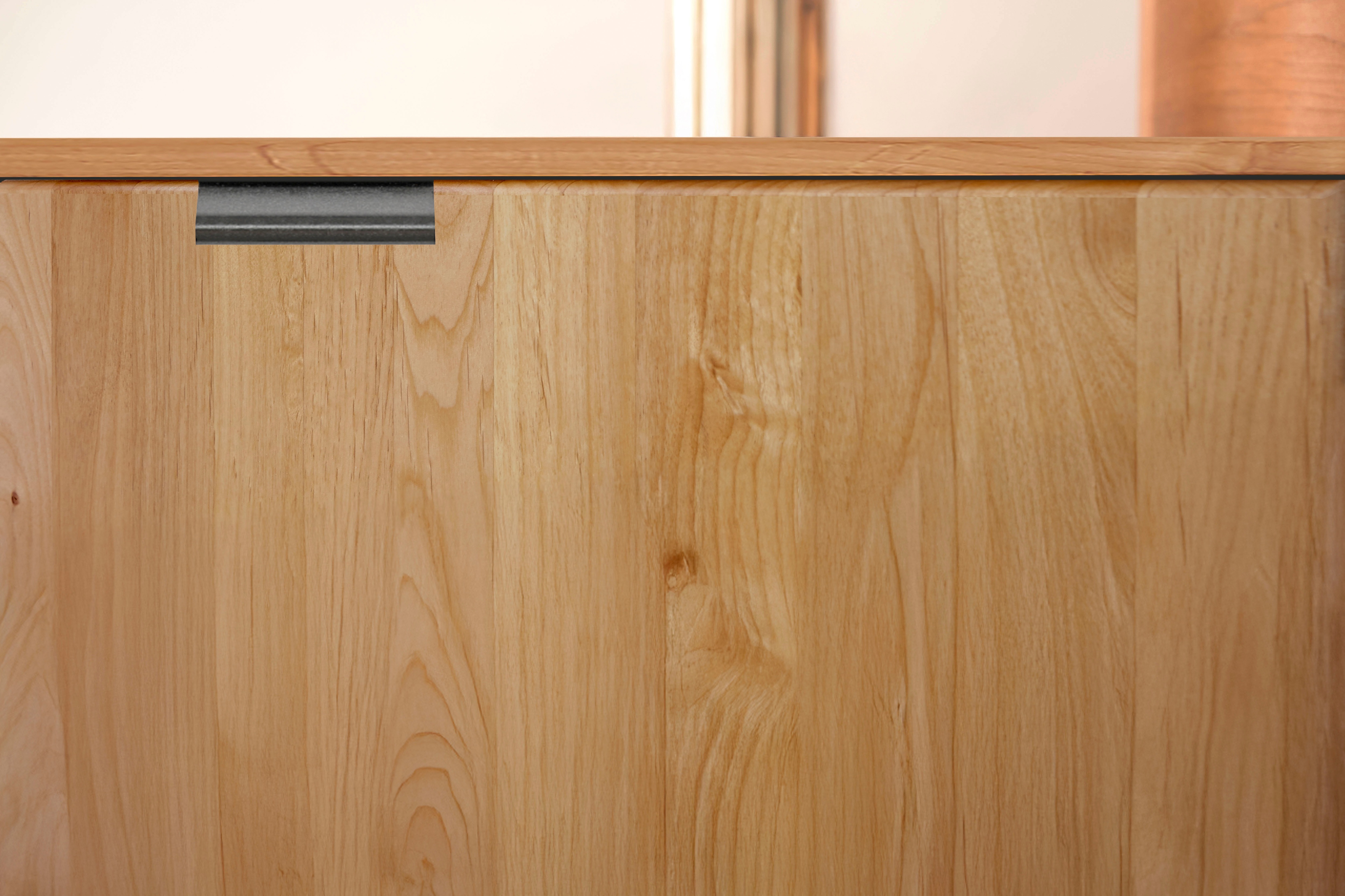 Thumbnail - WIEMANN Kombikommode "Cardiff Sideboard, Wäscheschrank, teilmassiv Bianco-Eiche, Schubladen" Kommode 141x86x43 cm, braun...