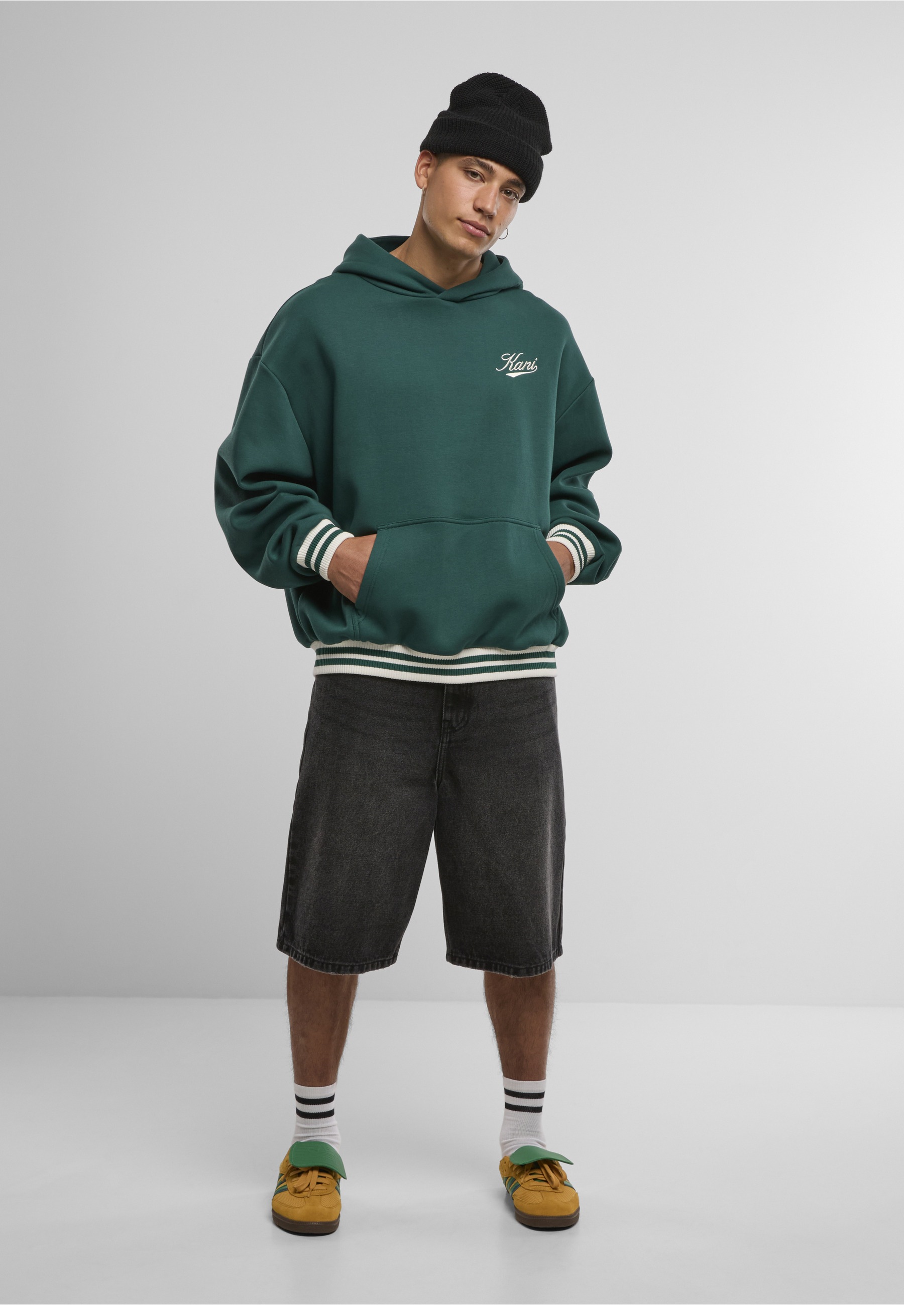 Karl Kani Rundhalspullover »Karl Kani Cursive Varsity Oversized Hoodie« 1