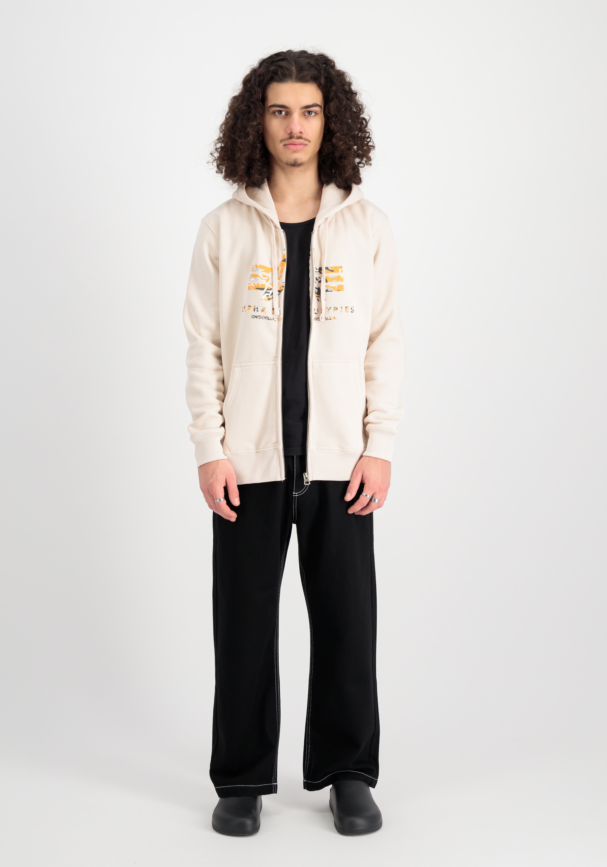 Alpha Industries Hoodie »Alpha Industries Men - Hoodies Basic Zip Hoodie PP Camo«