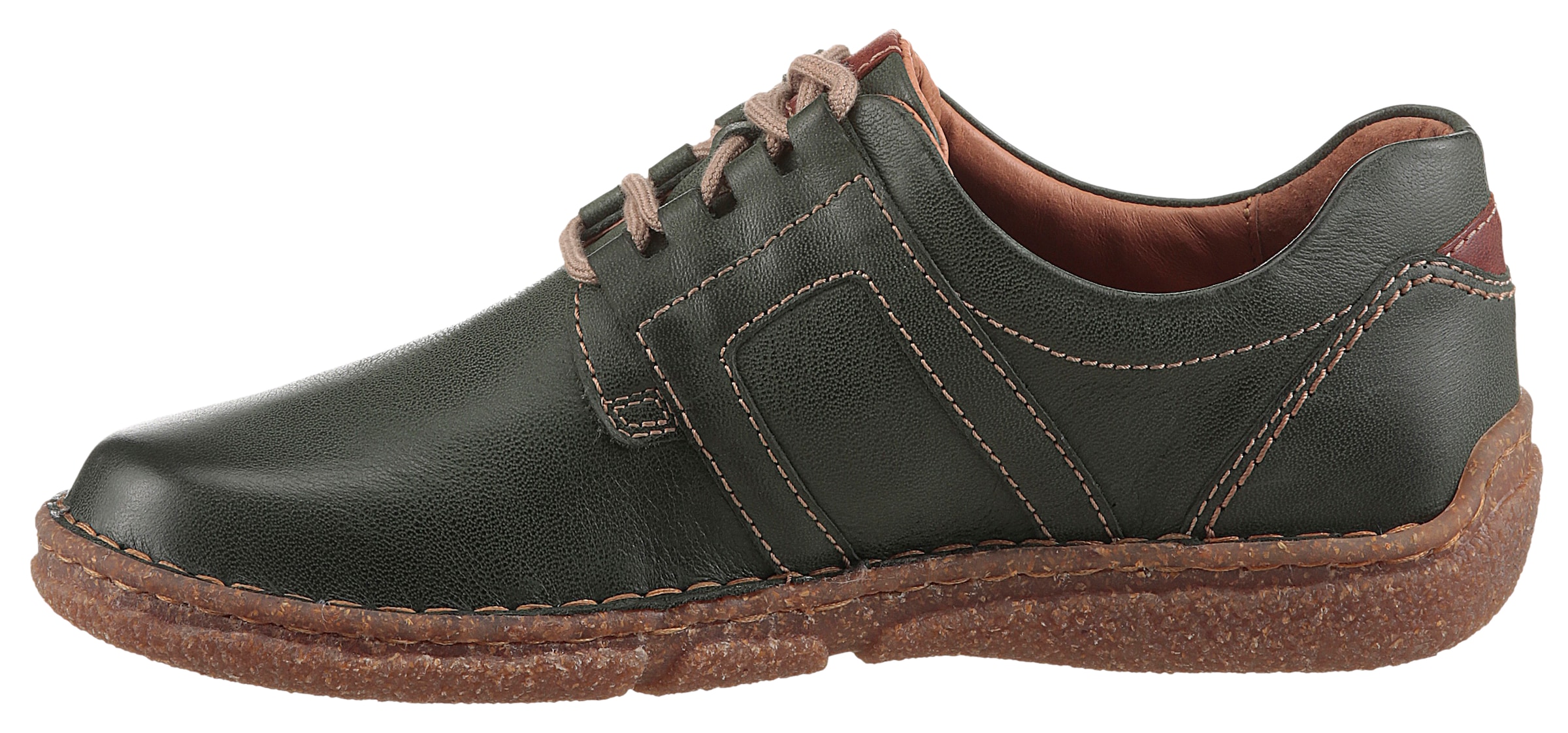 Josef Seibel Schnürschuh »Neele 44«, Freizeitschuh, Komfortschuh mit Wechselfußbett aus Leder