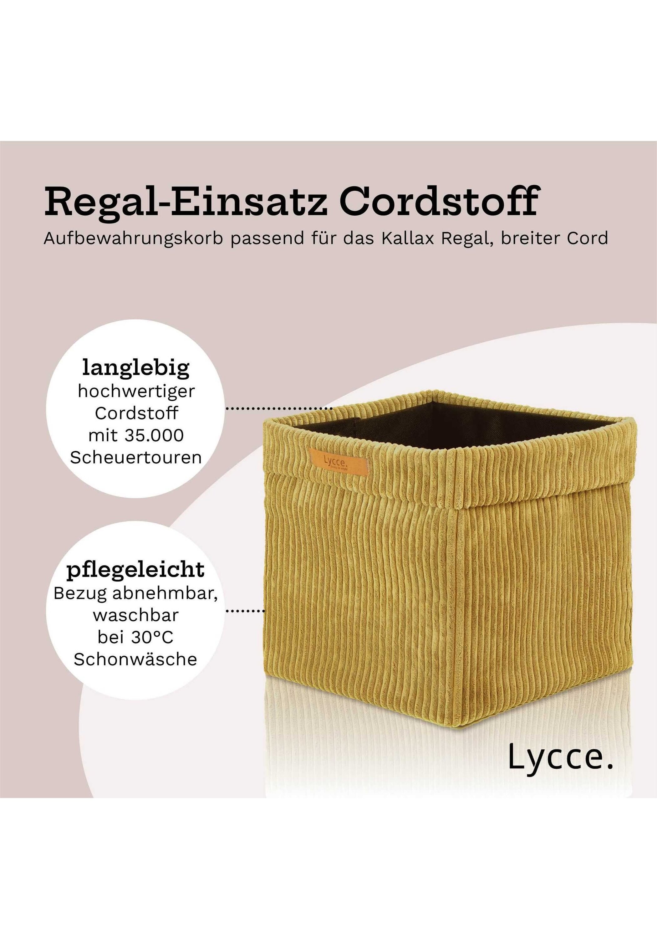 Lycce Aufbewahrungsbox »Aufbewahrungskorb Faltbare Aufbewahrungsbox Cord 4P 4er Pack«