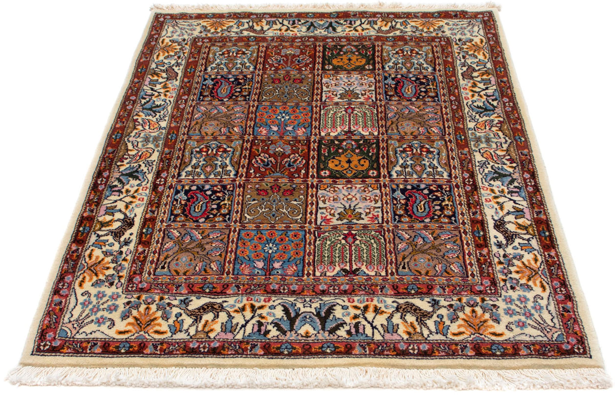 morgenland Orientteppich "Perser - Classic - 144 x 102 cm - braun", rechteckig, 10 mm Höhe, Wohnzimmer, Handgeknüpft, Ei