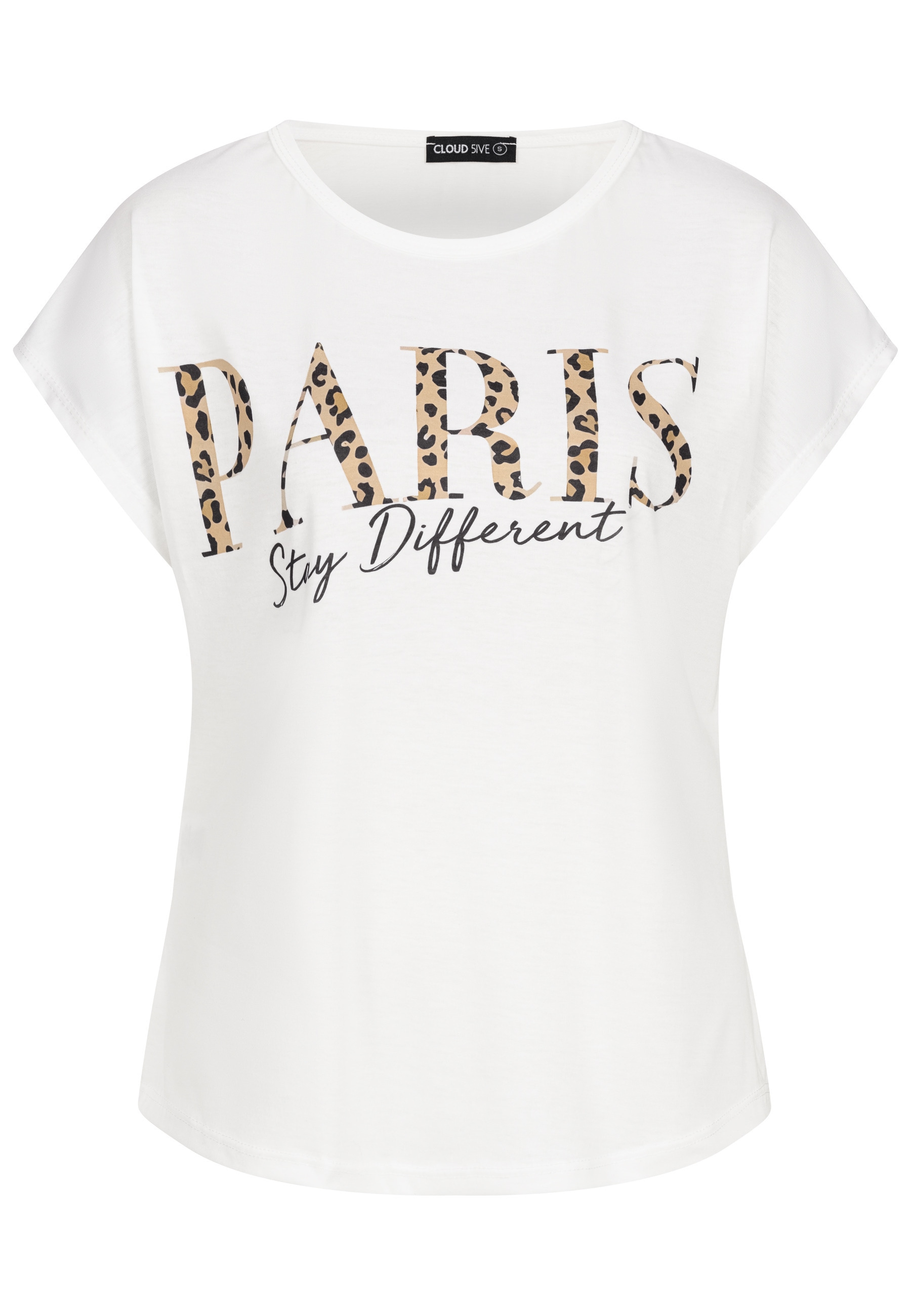 CLOUD 5IVE T-Shirt "CLOUD 5IVE Cloud 5ive T-Shirt Paris Print" 1 Stk. günstig online kaufen