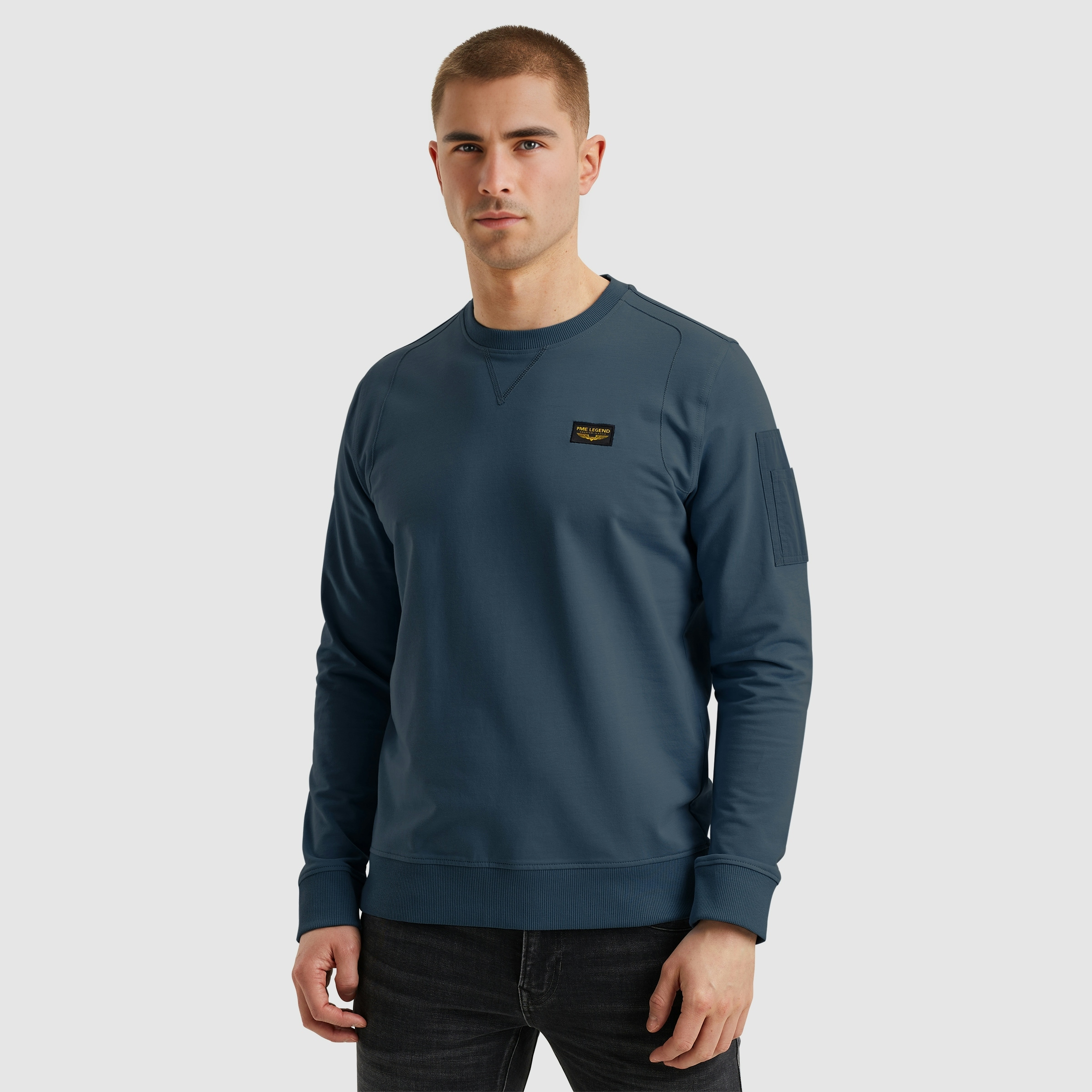 PME LEGEND Sweatshirt "Airstrip sweat", mit Logo Stickerei günstig online kaufen