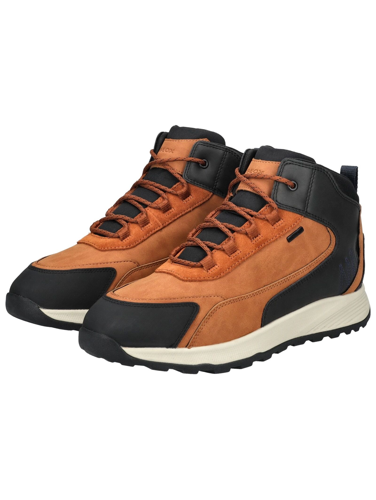 Geox Schnürstiefelette »Geox Stiefelette Lederimitat/Textil«