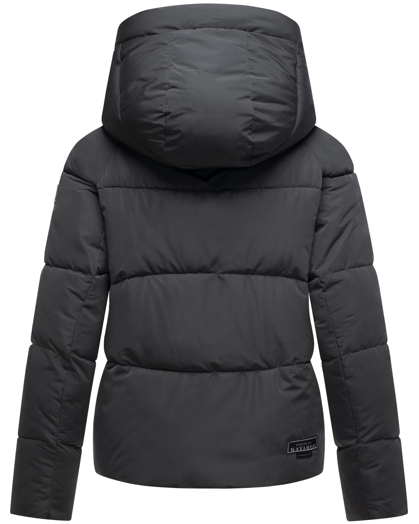 Navahoo Steppjacke »Frostherz XIV«, mit Kapuze, Kurze gesteppte Damen Winterjacke mit abnehmbarer Kapuze