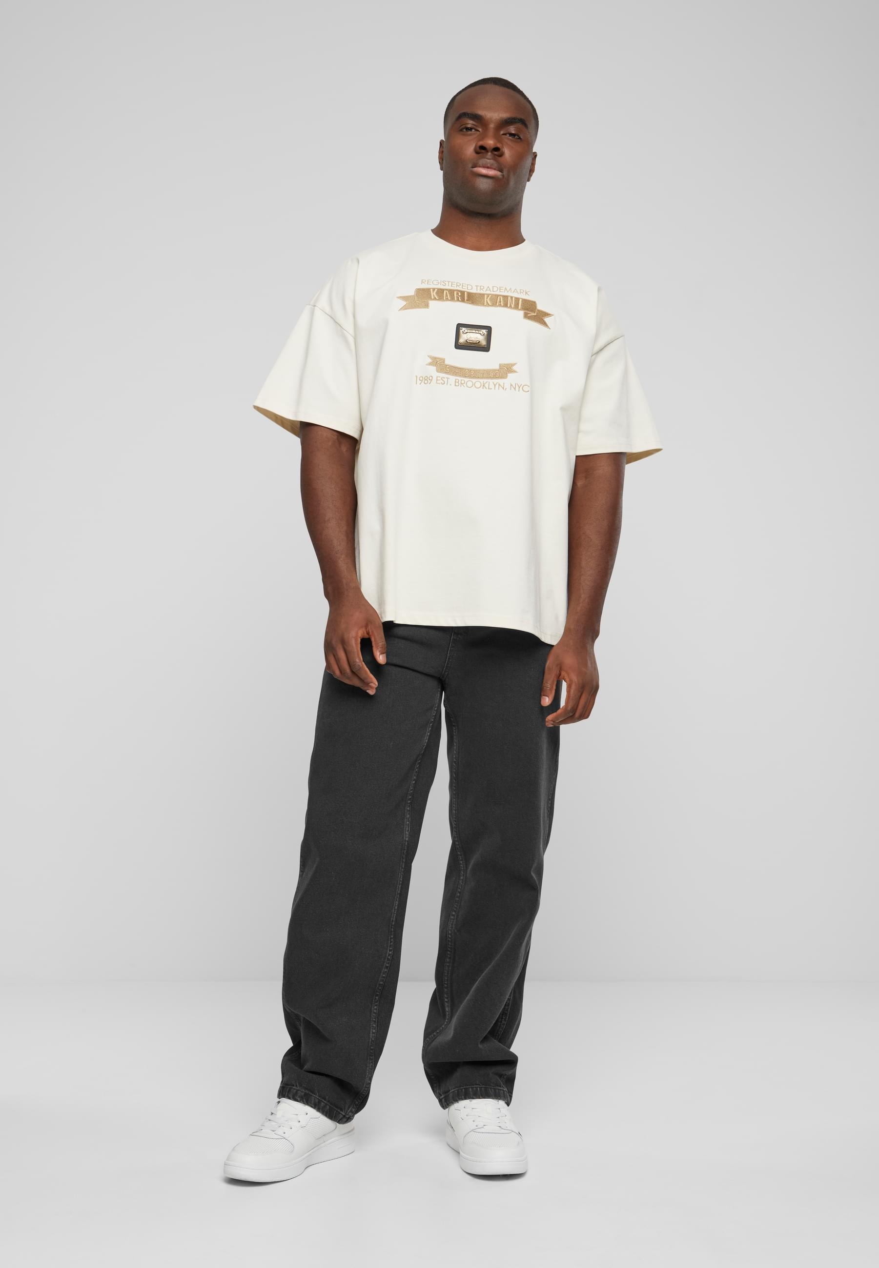 Karl Kani T-Shirt »Karl Kani Herren KM241-003-2 Karl Kani Metal Plate Boxy Tee« 1 Stk.