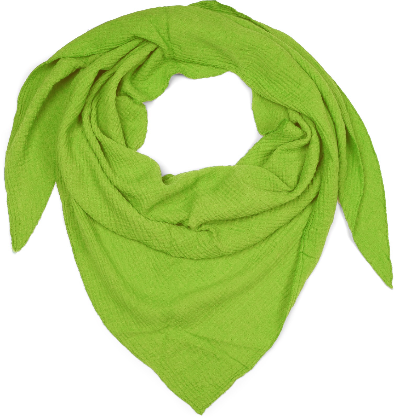 styleBREAKER Dreieckstuch "Musselin Dreiecktuch Einfarbig" 1 Stk.