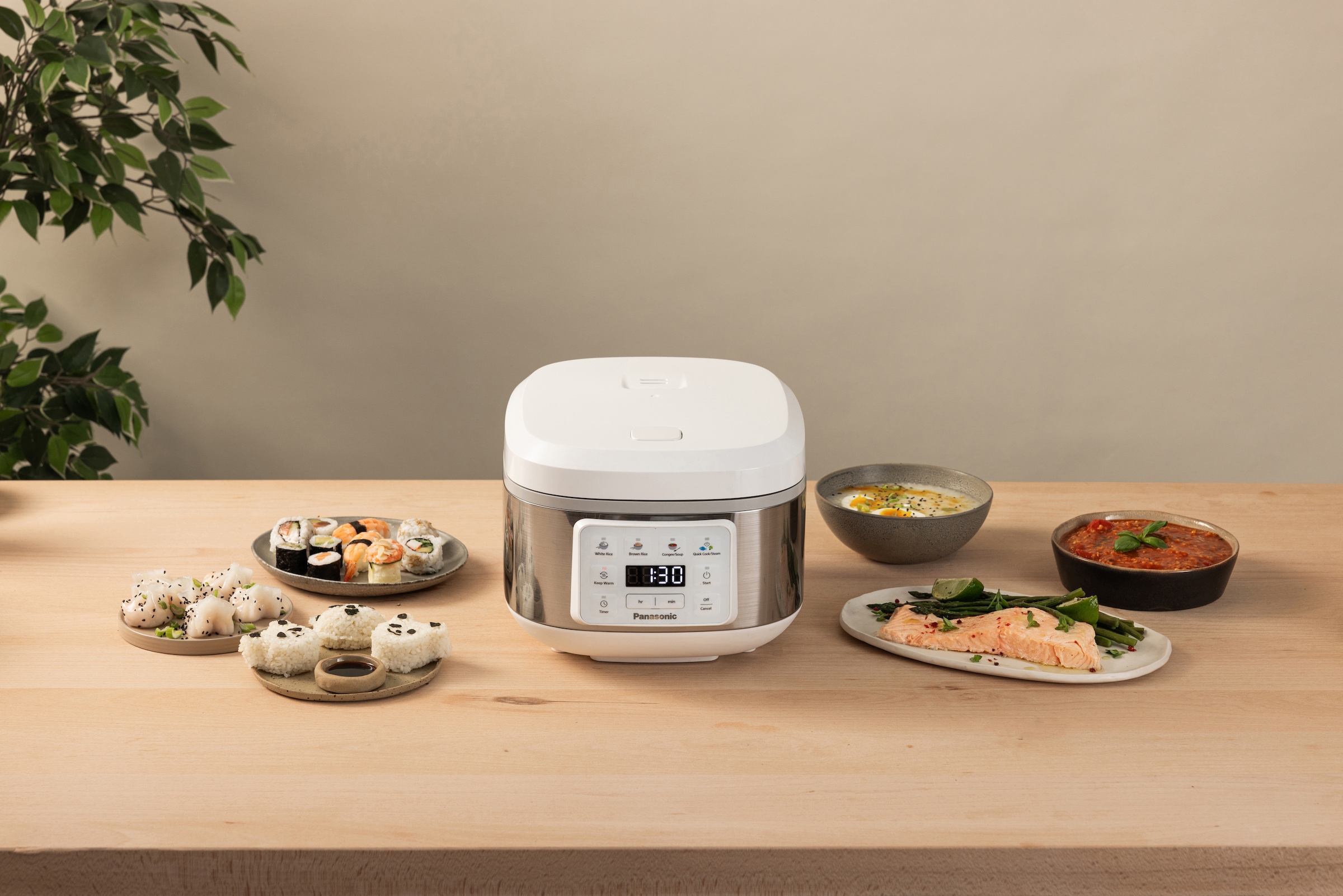 Panasonic Reiskocher »SR-DA152WXE« für bis zu 8 Portionen Reis auf einmal