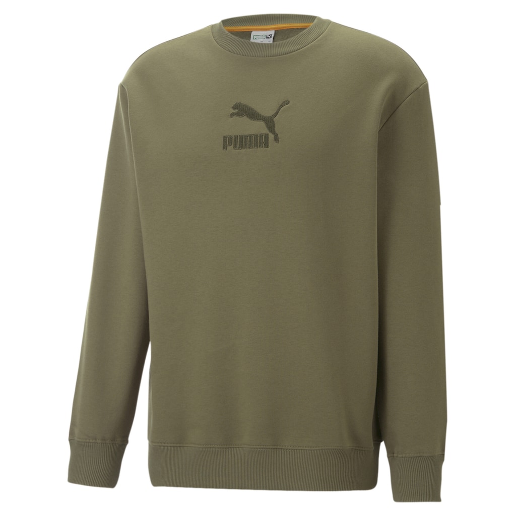 PUMA Sweater »Classics Elevated Rundhals-Sweatshirt für Herren«