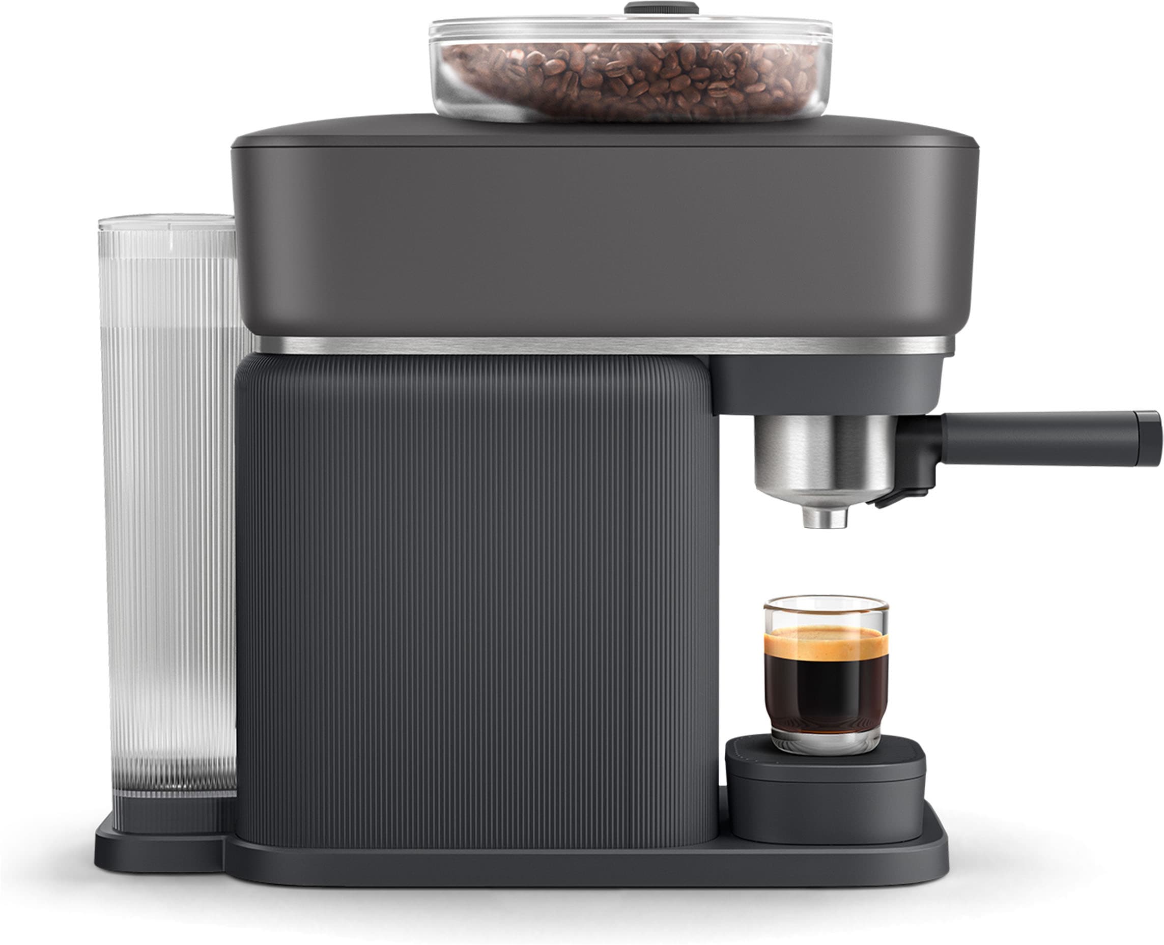 PHILIPS baristina Espressomaschine »mit Bean swap BAR320/60 mit Mahlwerk für ganze Bohnen« Doppelter Bohnenbehälter, 16 bar Pumpendruck, Schwarzgrau