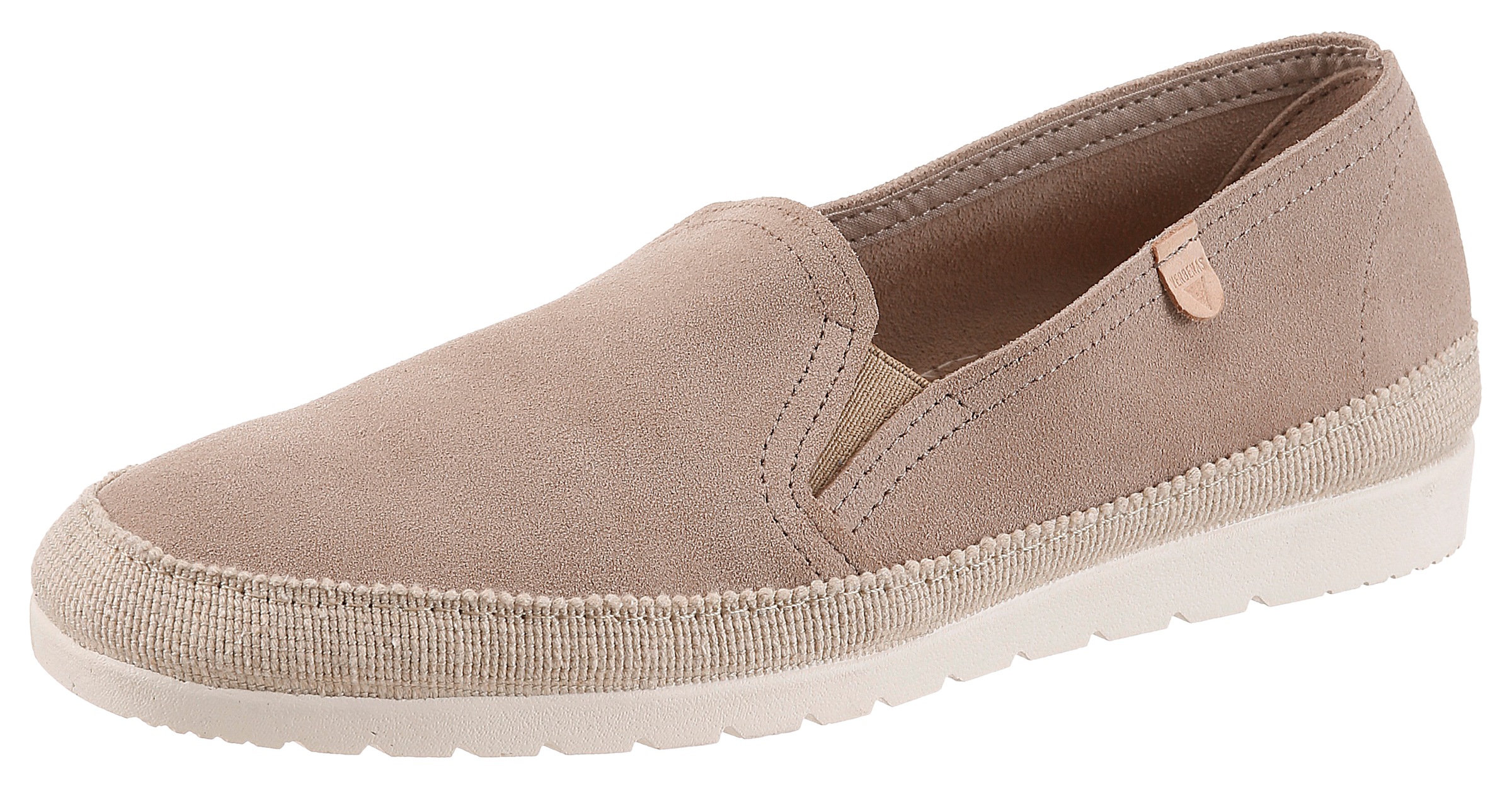 VERBENAS Slipper »NURIA«  Espadrille, Schlupfschuh, Halbschuh mit Stretcheinsätze