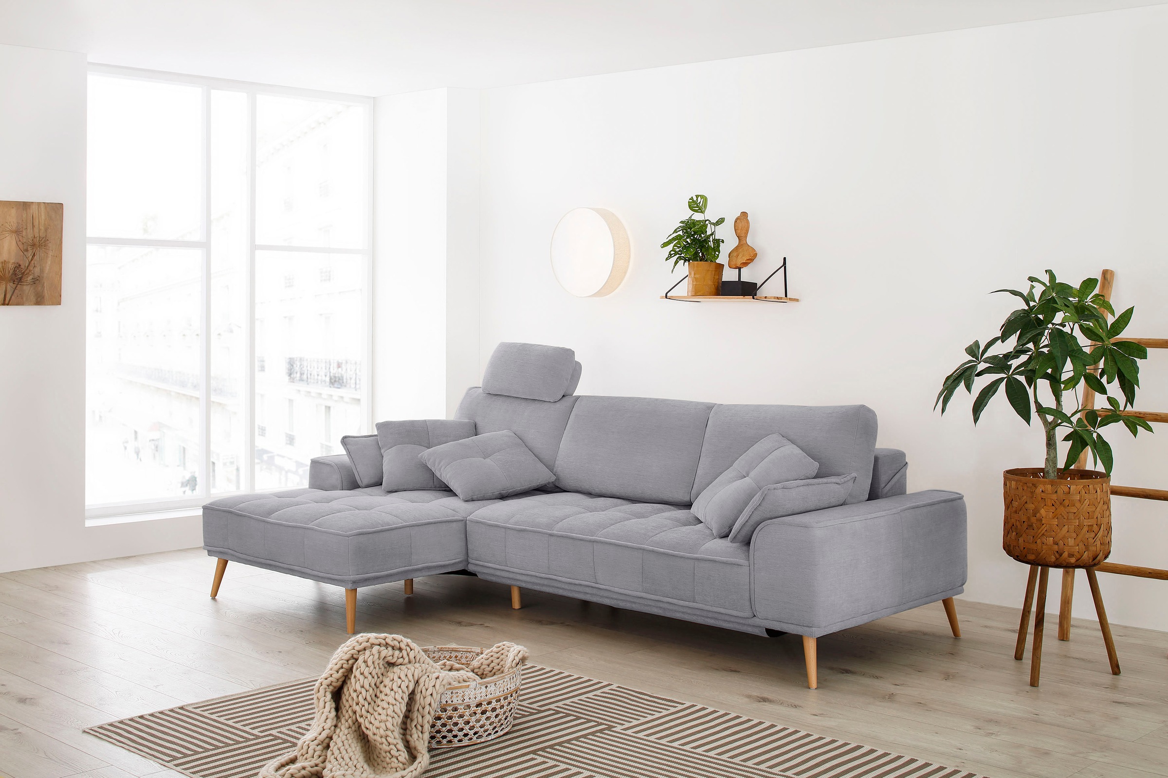 OTTO products Ecksofa »Illija«, mit zertifizierten recycelten Bezugsstoffen  bestellen | BAUR