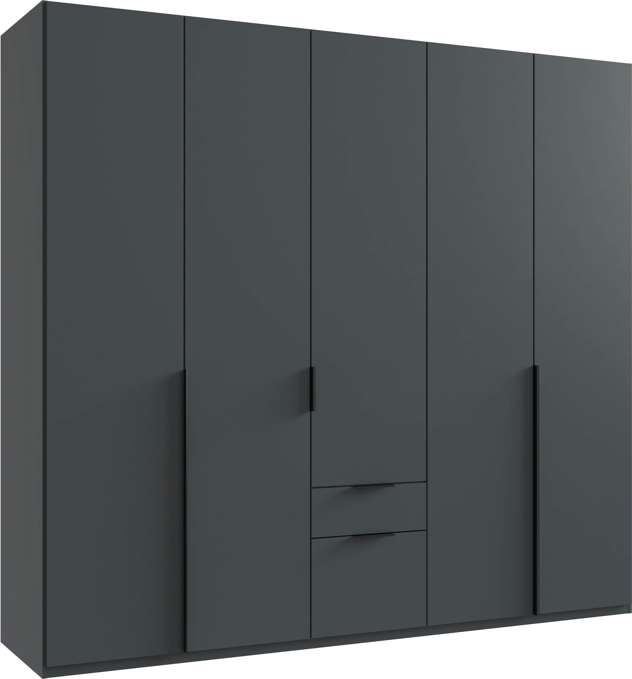 Wimex Drehtürenschrank "Mugano" mit langen oder kurzen Griffen aus Metall, in vielen Breiten, 208 oder 236 cm hoch, Made in Germany