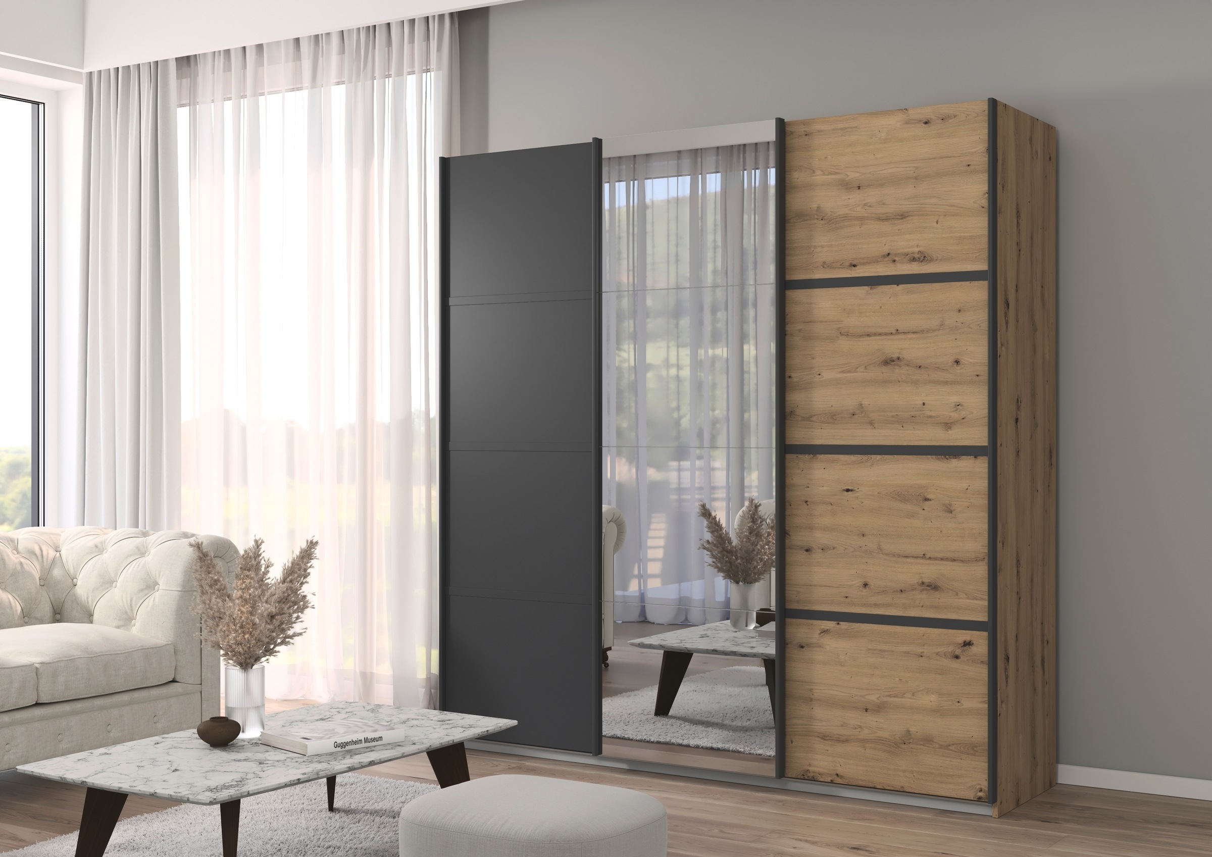 rauch Kleiderschrank "Schwebetürenschrank Garderobe Schrank TOP ANGEBOT Avo günstig online kaufen