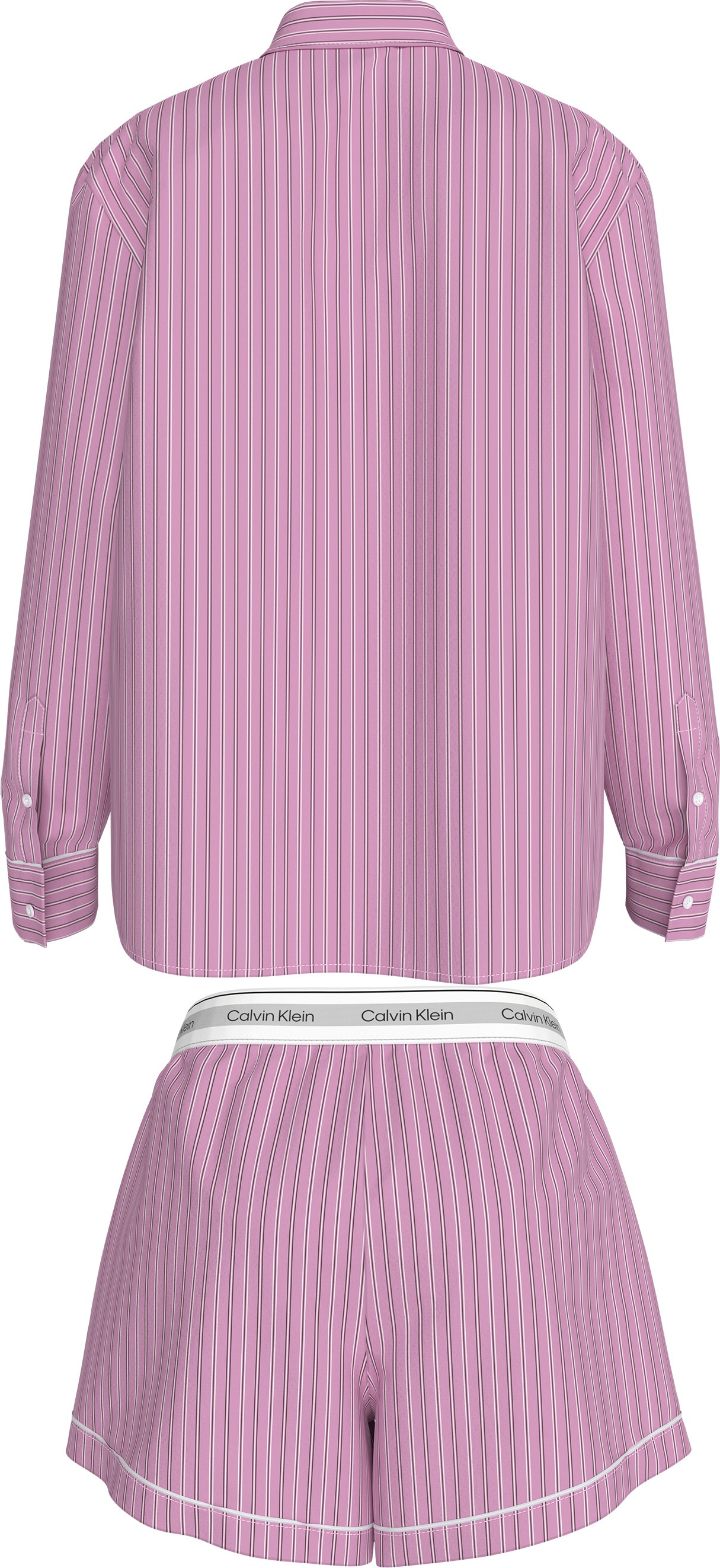 Calvin Klein Underwear Schlafanzug "V DAY POPLIN SET" Mit elastischem Bund günstig online kaufen