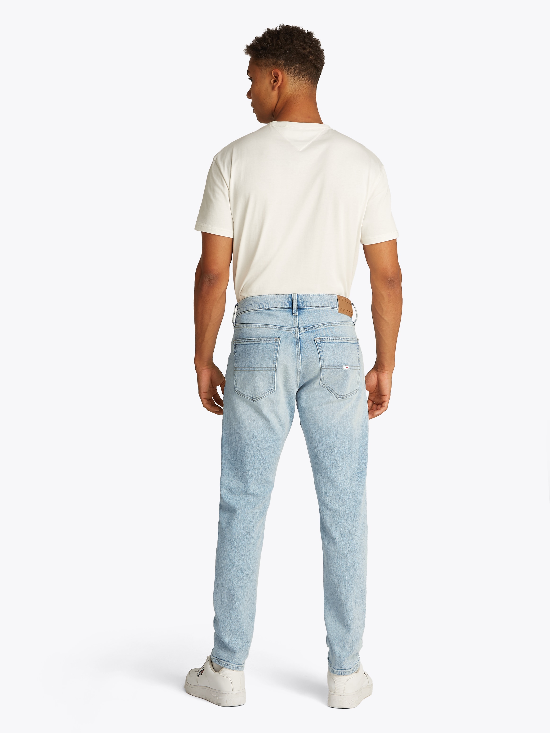 Tommy Jeans Slim-fit-Jeans »Austin Slim Tapered«, Mit Gürtelschlaufen
