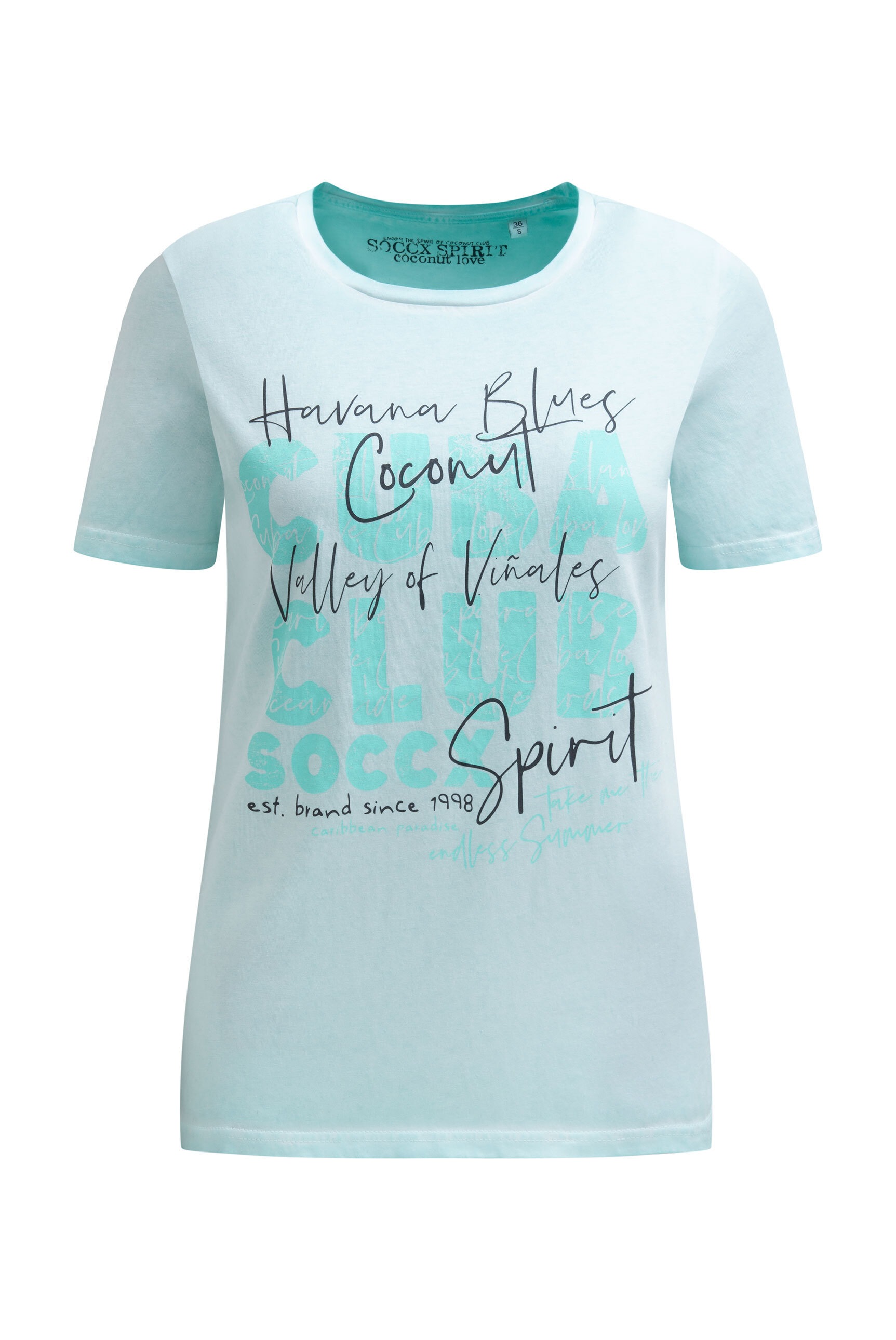 SOCCX Rundhalsshirt mit Necktape