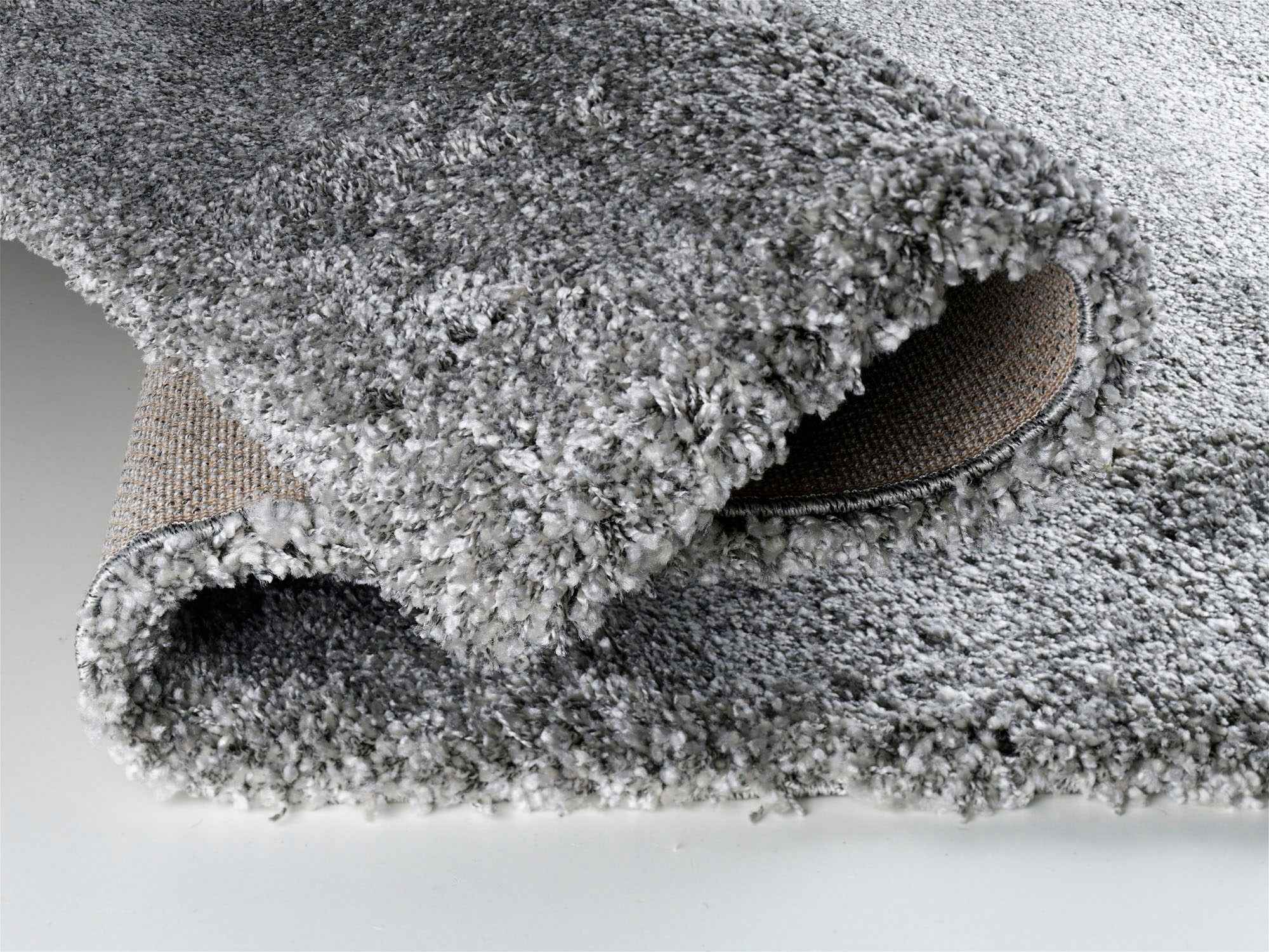 Hochflor-Teppich OCI DIE TEPPICHMARKE "LOBBY SHAGGY", grau, B:80cm H:52mm L:150cm, Polypropylen (PP), Teppiche, Langflor, Shaggy, robust, alle Räume 3