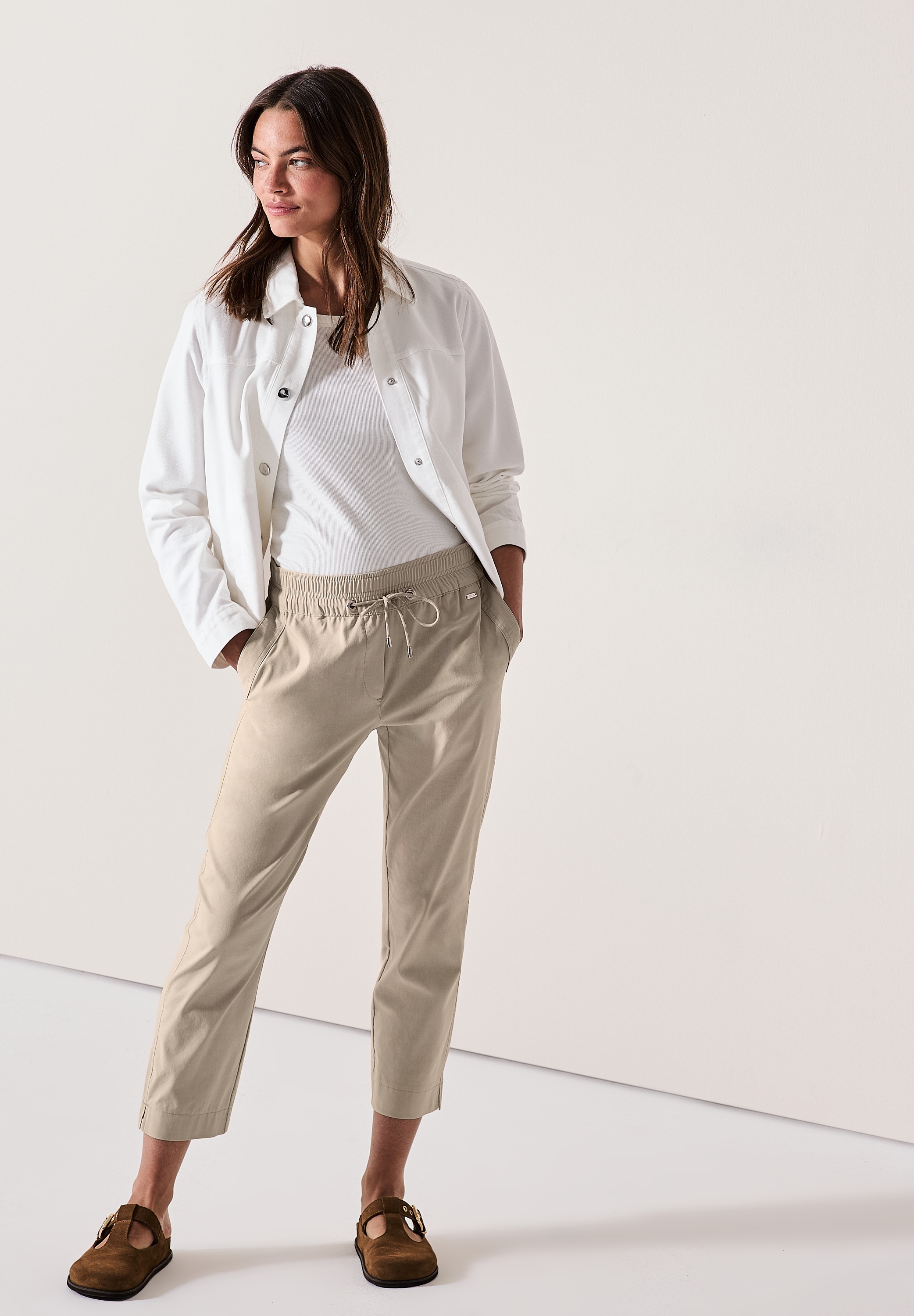 Cecil Jogger Pants, Elastikbund mit Tunnelzug