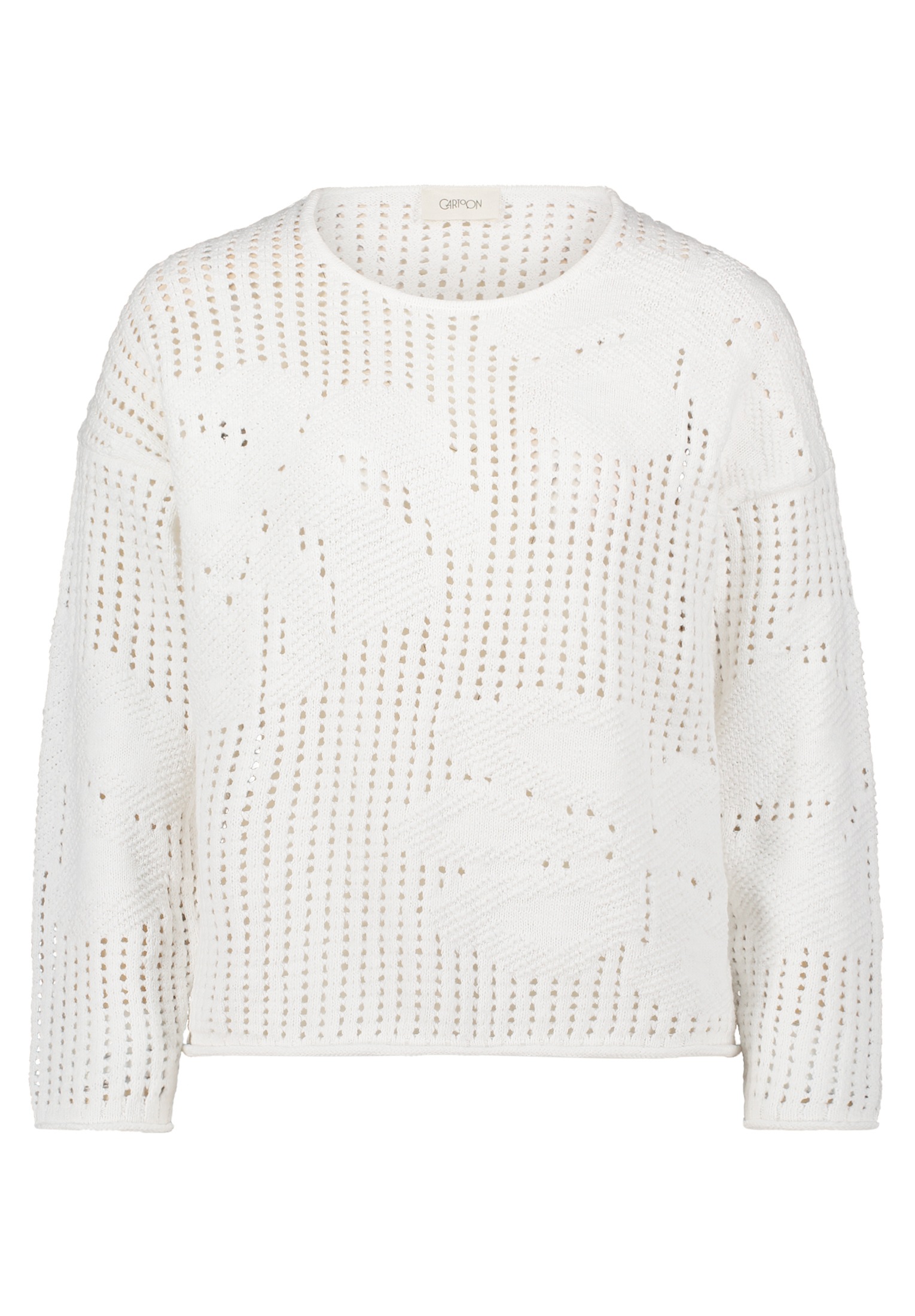 Cartoon Strickpullover "Cartoon Damen Strickpullover mit Rundhalsausschnitt günstig online kaufen
