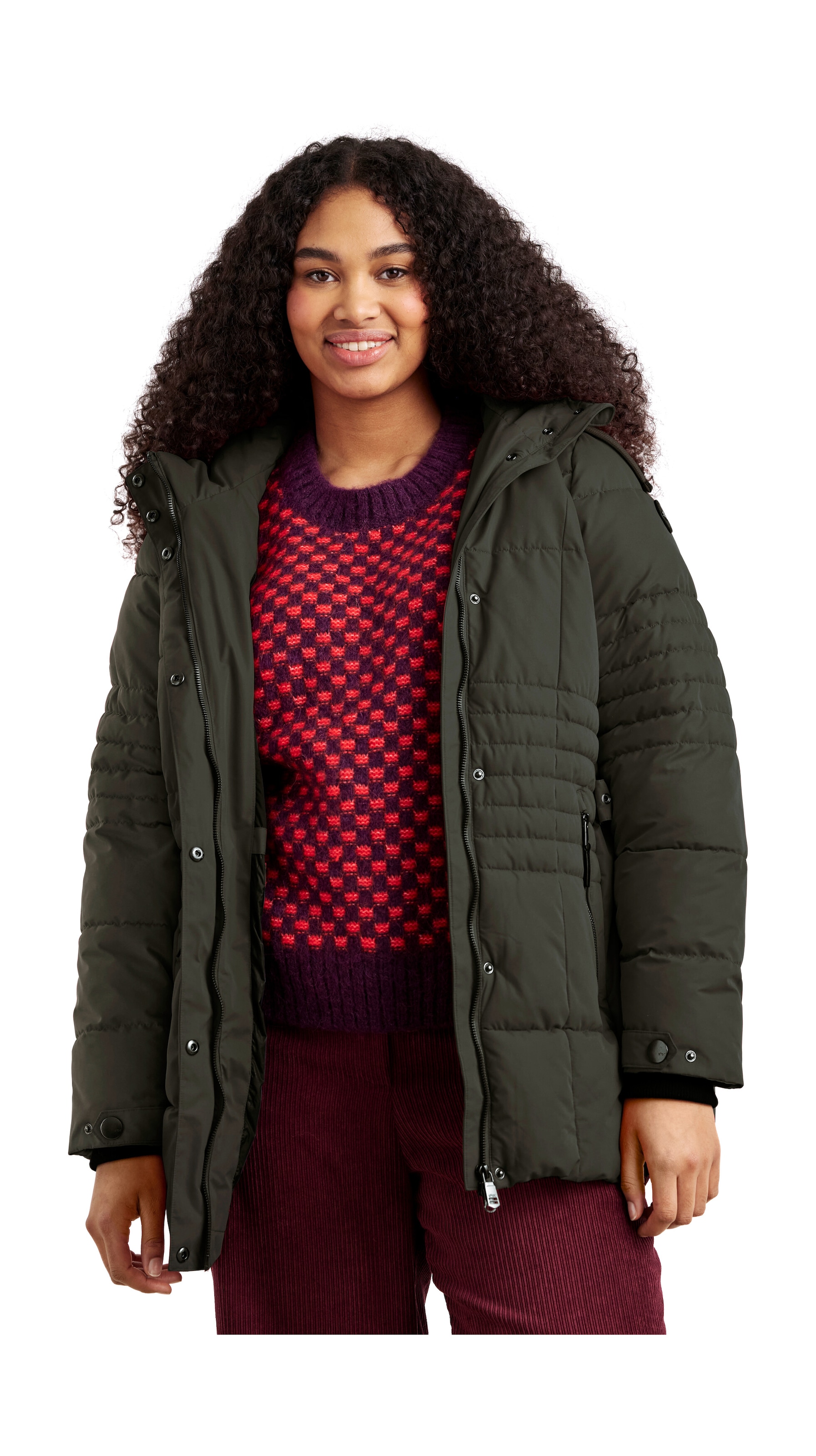 STOY Steppjacke »STW 3 WMN QLTD JCKT« Wasserabweisend, winddicht, atmungsaktiv, verstellbare Kapuze