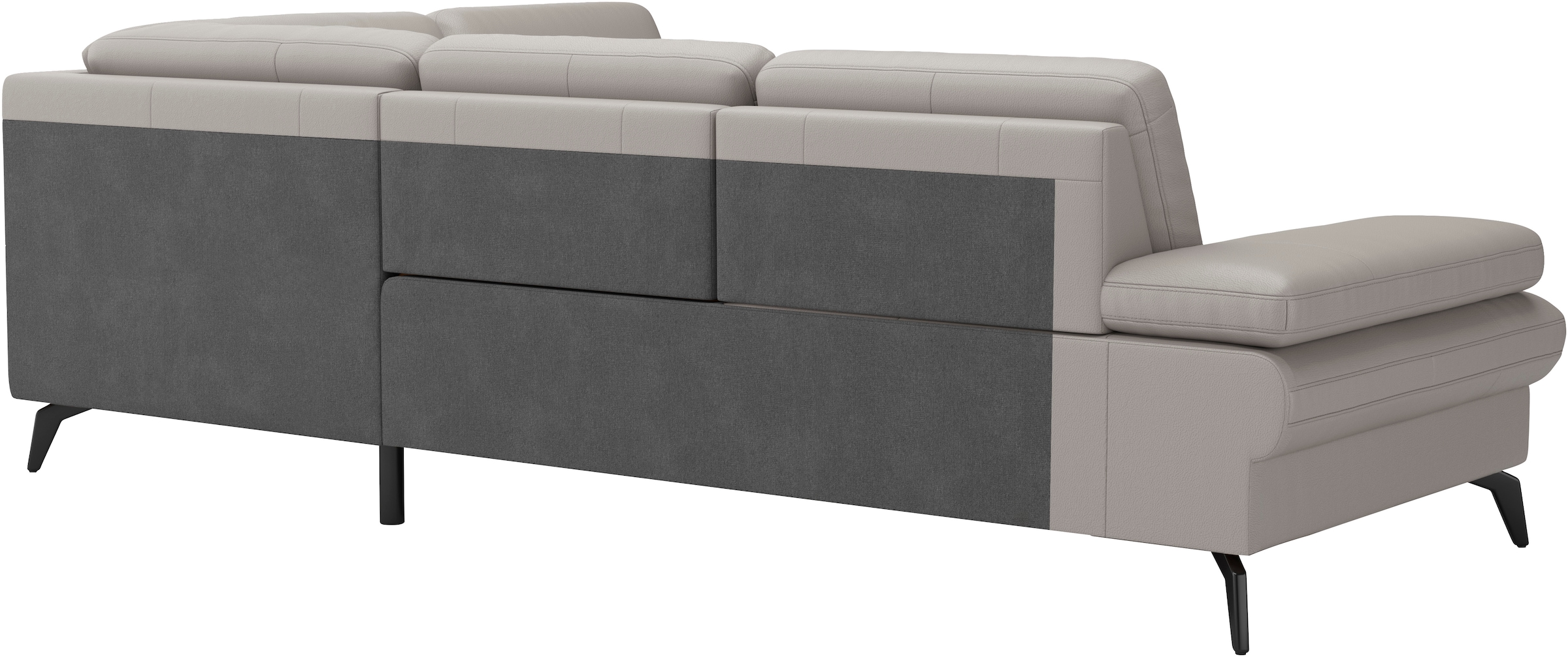 sit&more Ecksofa »Morris L-Form, inkl. Sitztiefenverstellung«, wahlweise mit Armteilverstellung, Bettfunktion & Bettkasten