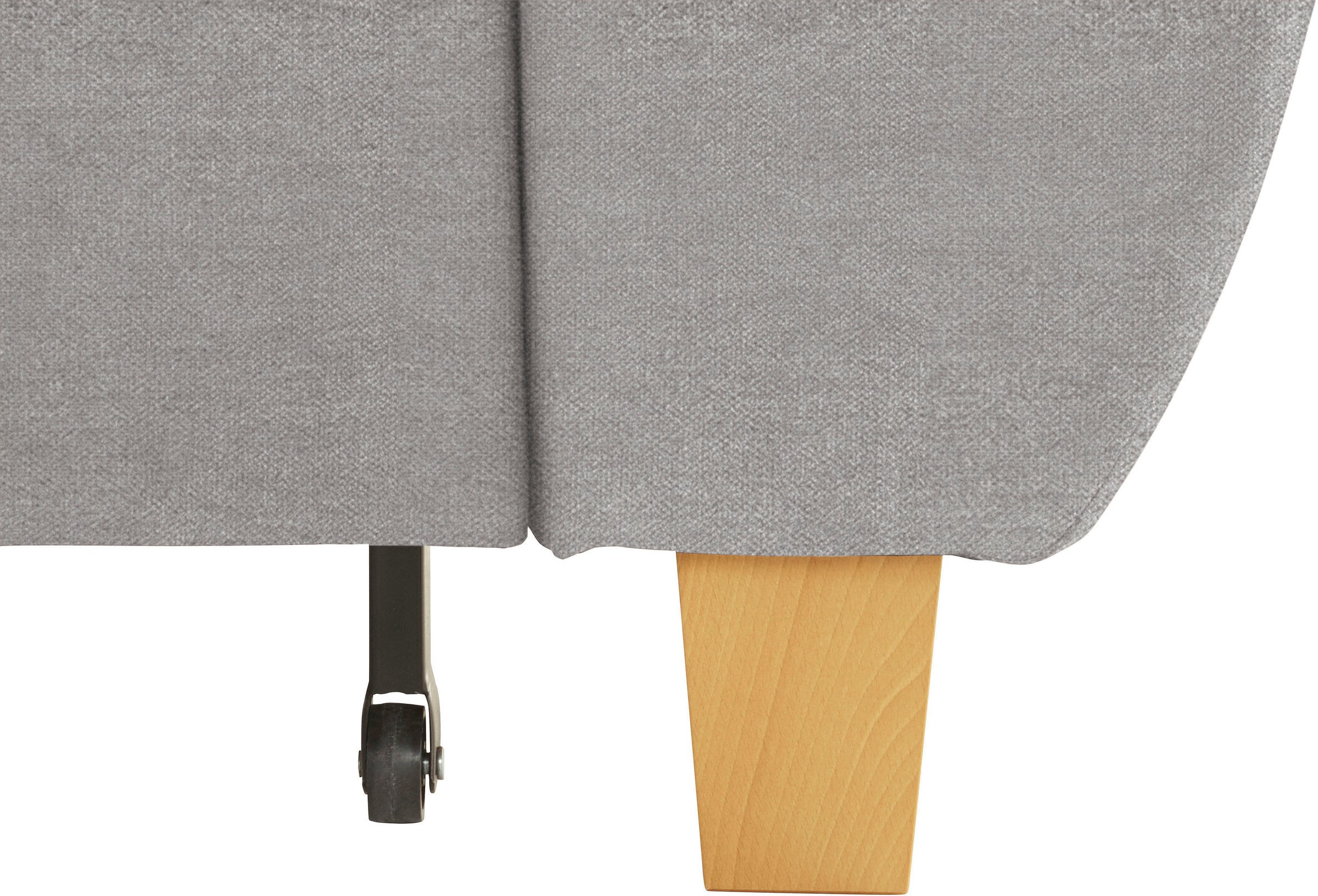 exxpo - sofa fashion Ecksofa »Enya, aufwendige Detailverarbeitung, hoher Sitzkomfort, bequem, L-Form«, mit Kopfteilverstellung, wahlweise Bettfunktion u. Bettkasten