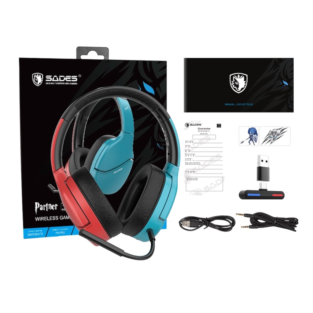 Sades Gaming-Headset »Partner SA-204«, Mikrofon abnehmbar