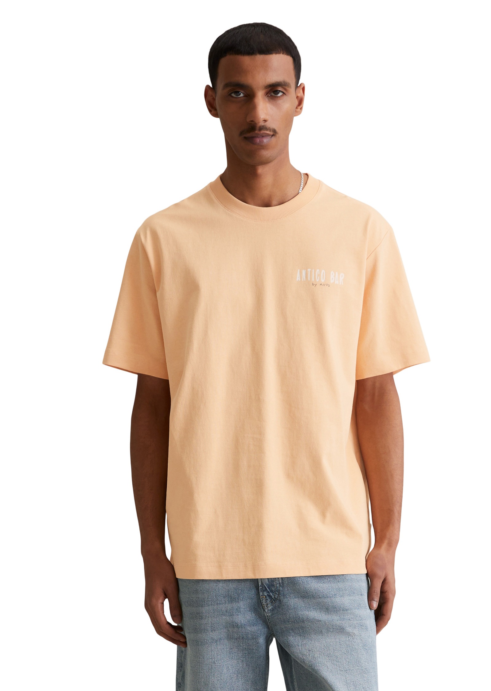 Marc OPolo DENIM T-Shirt "mit markantem Rückenprint" günstig online kaufen