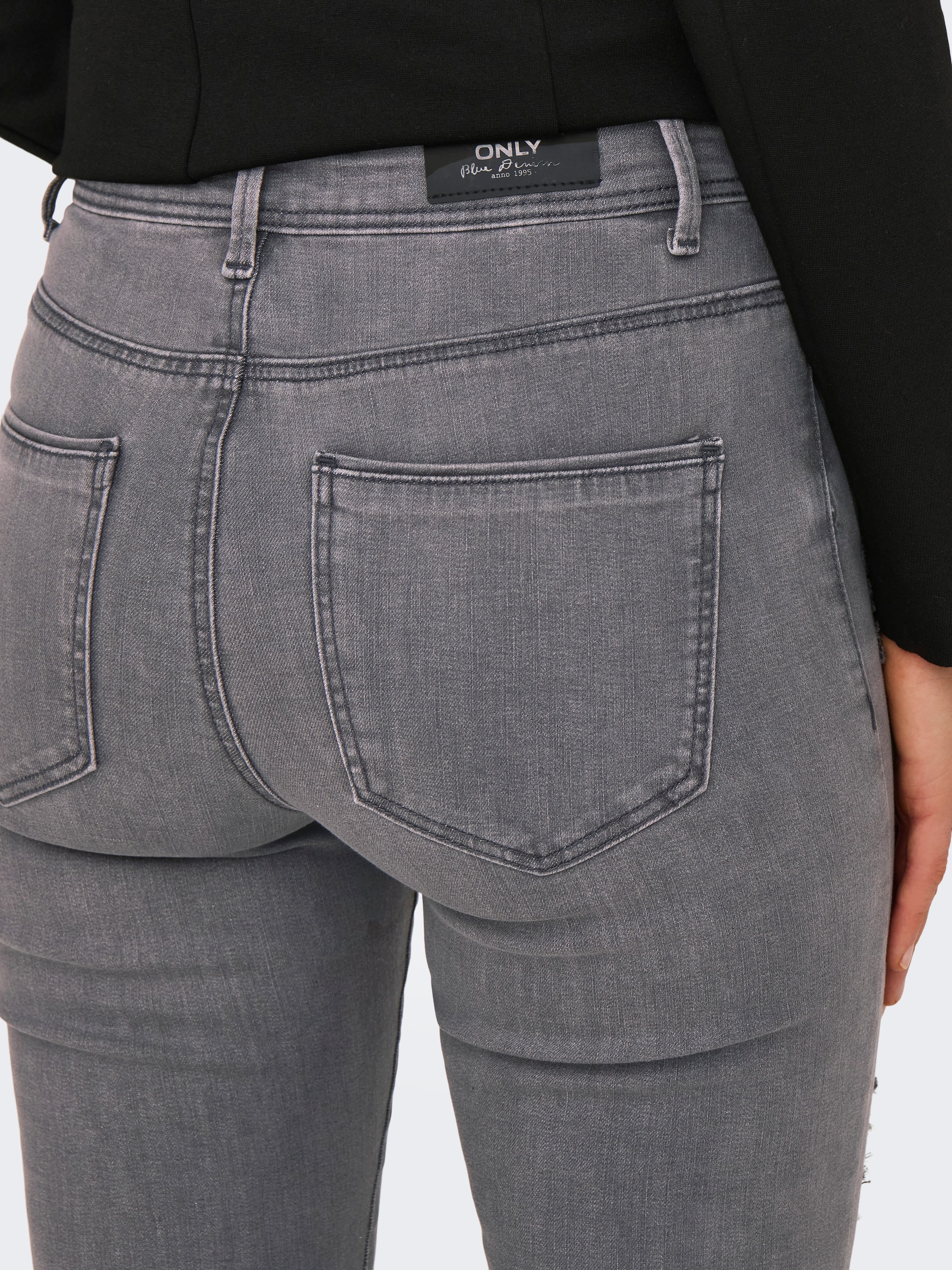 ONLY Skinny-fit-Jeans »ONLWAUW MID WAIST DES SK DNM PIM«
