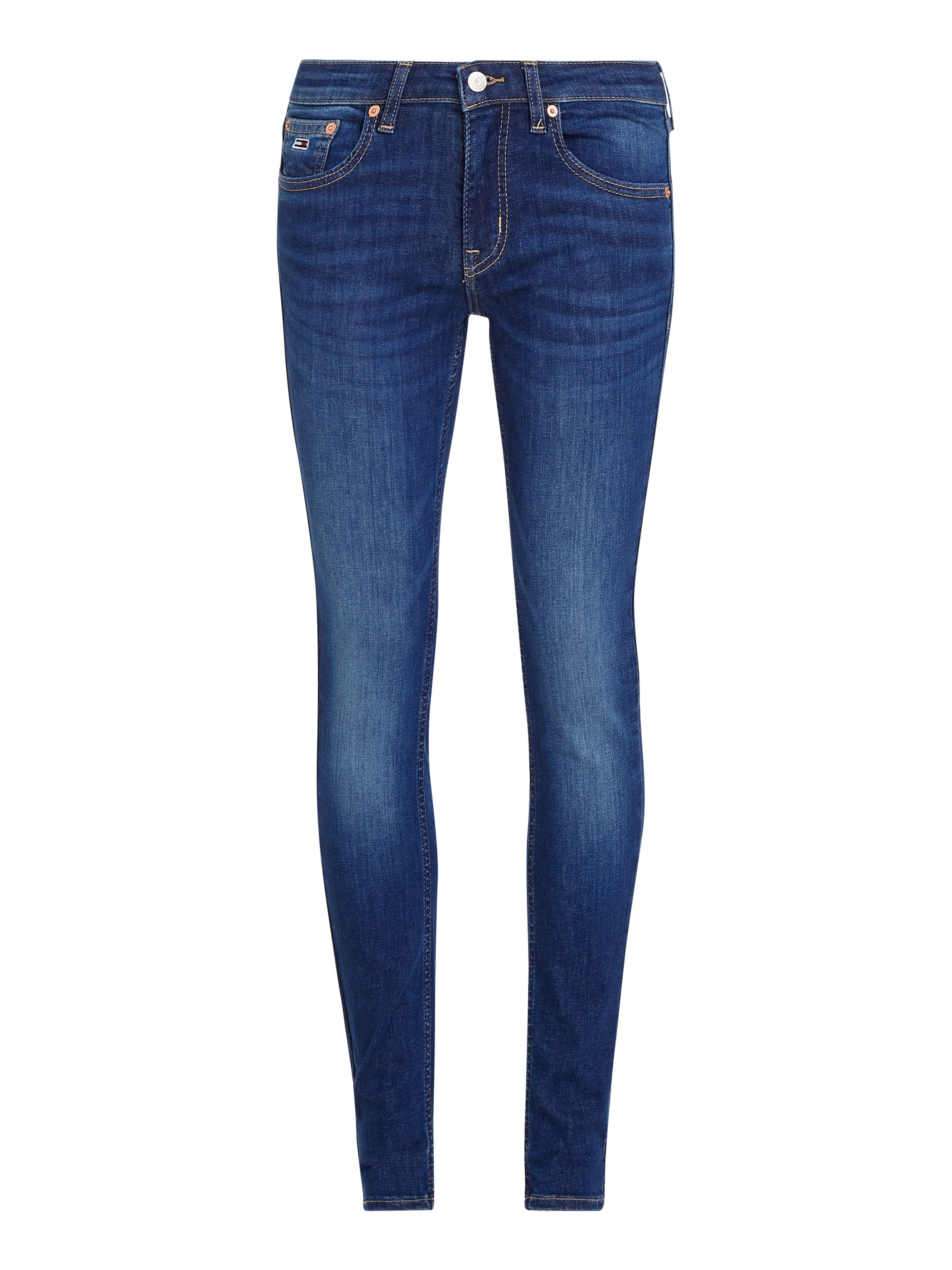 Thumbnail - Tommy Jeans Skinny-fit-Jeans "Tommy Jeans Damenjeans Low Waist Skinny" mit Waschung, Logo-Badge