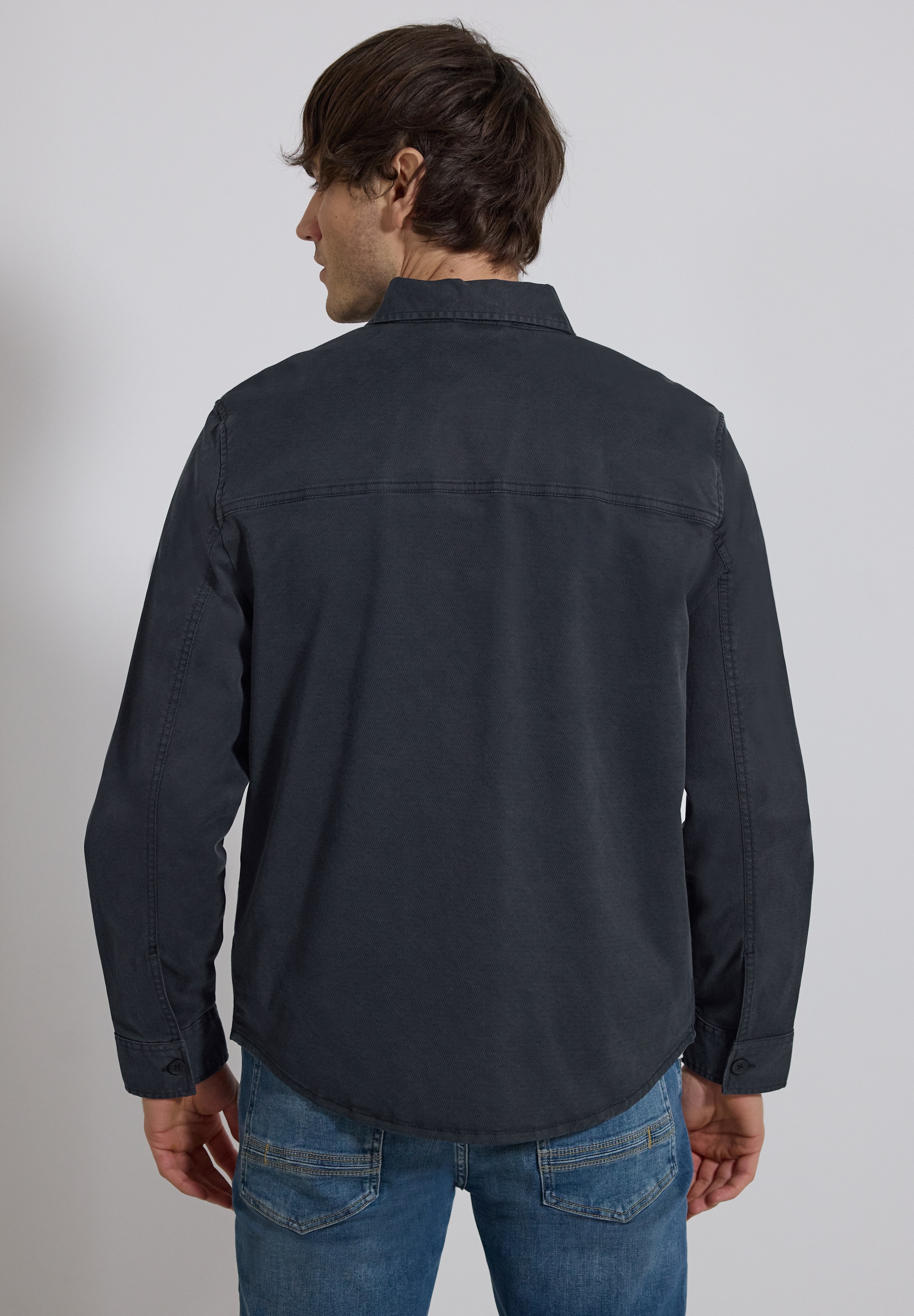 STREET ONE MEN Kurzjacke ohne Kapuze mit Brusttaschen