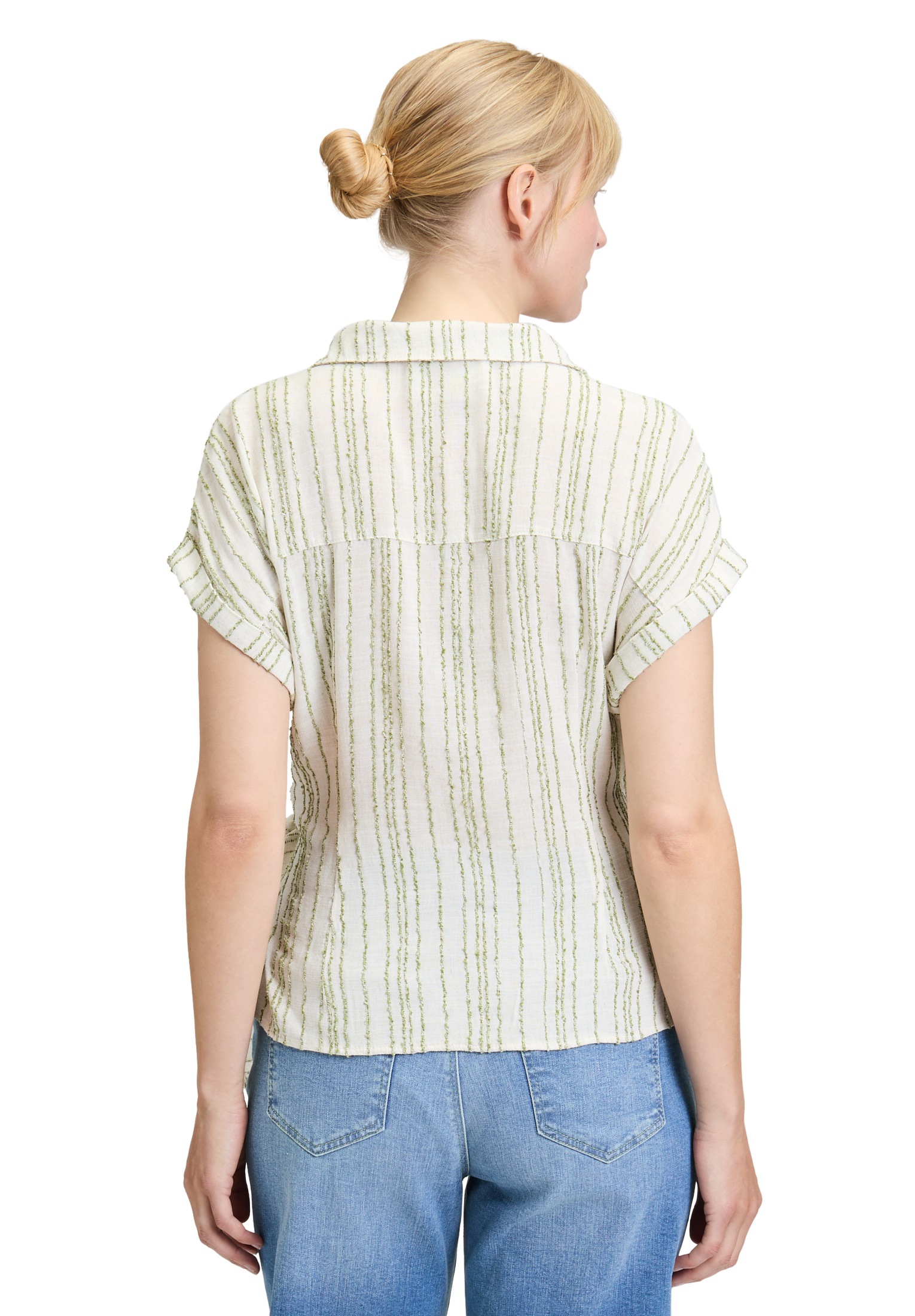 Cartoon Klassische Bluse »Cartoon Streifenbluse mit Bindegürtel«